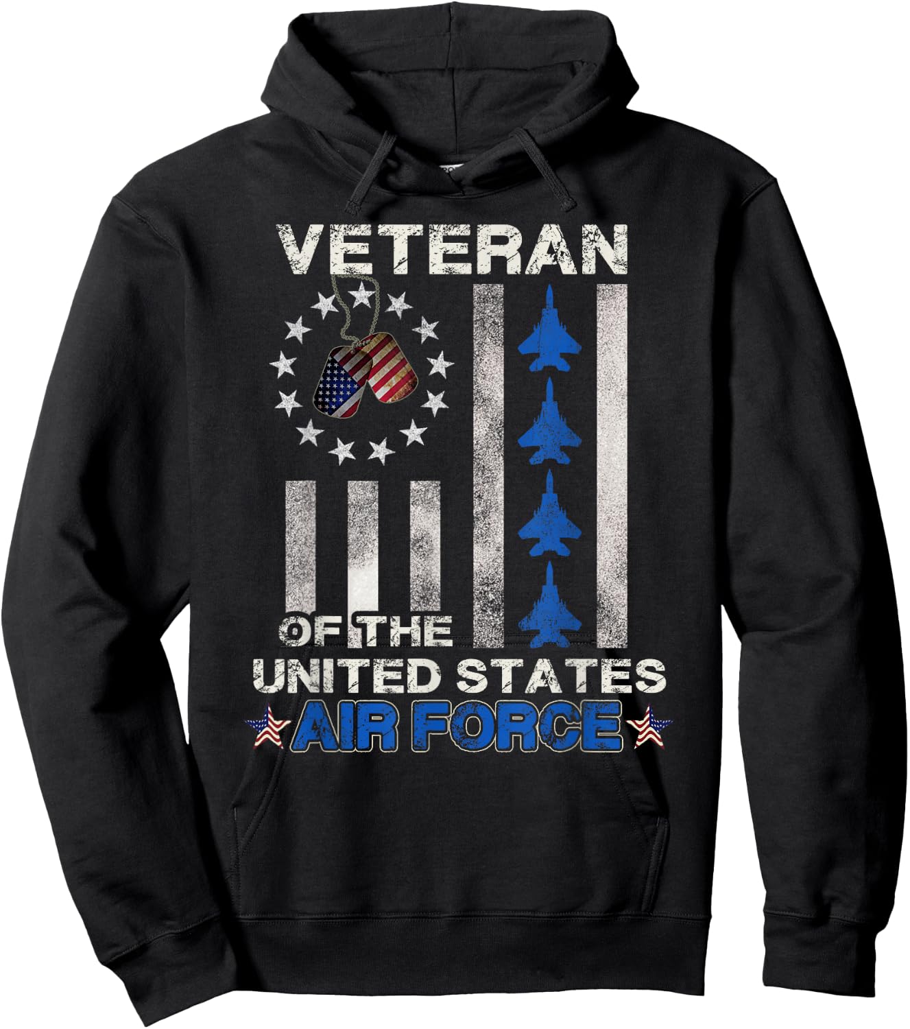Veteran of The United States Air Force US Air Force Hoodie - Hoodie | Black