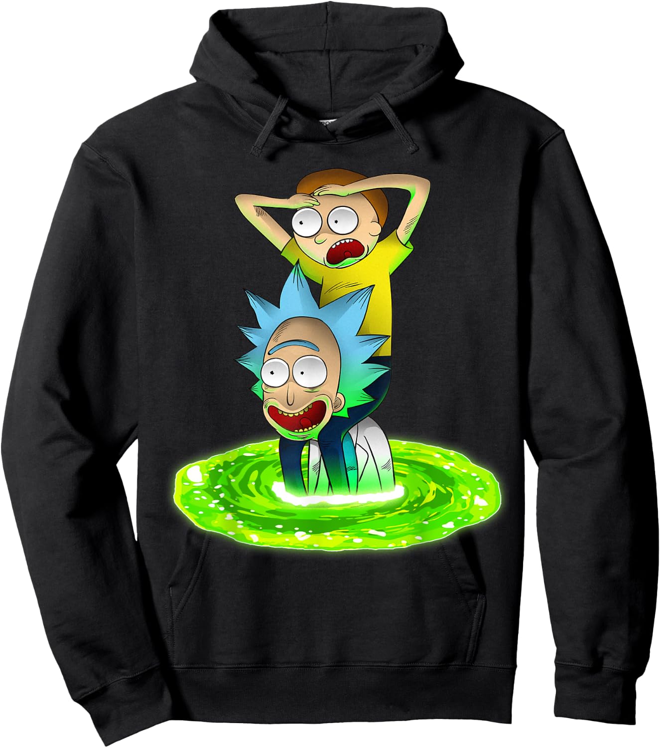 Mademark x Rick and Morty - Rick and Morty Shirt Seeking New Adventure Hoodie - Hoodie | Black