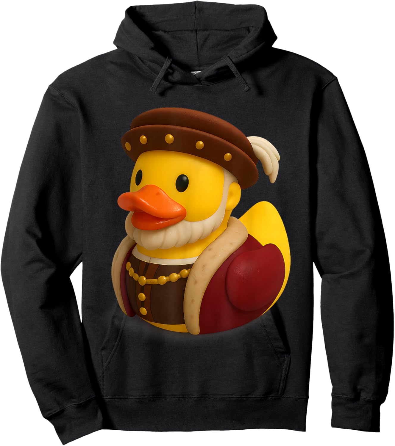 Rubber Duck Henry VIII 8th Eighth Historical Figure Hoodie - Hoodie | Black
