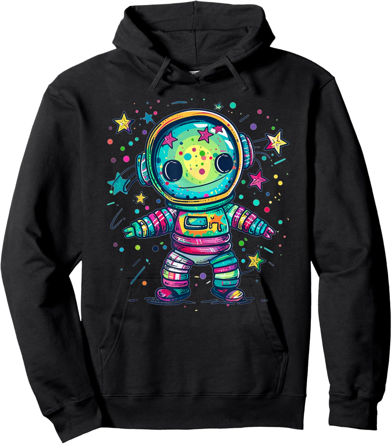 Outer Space Voodoo Doll I Space Hoodie - Hoodie | Black