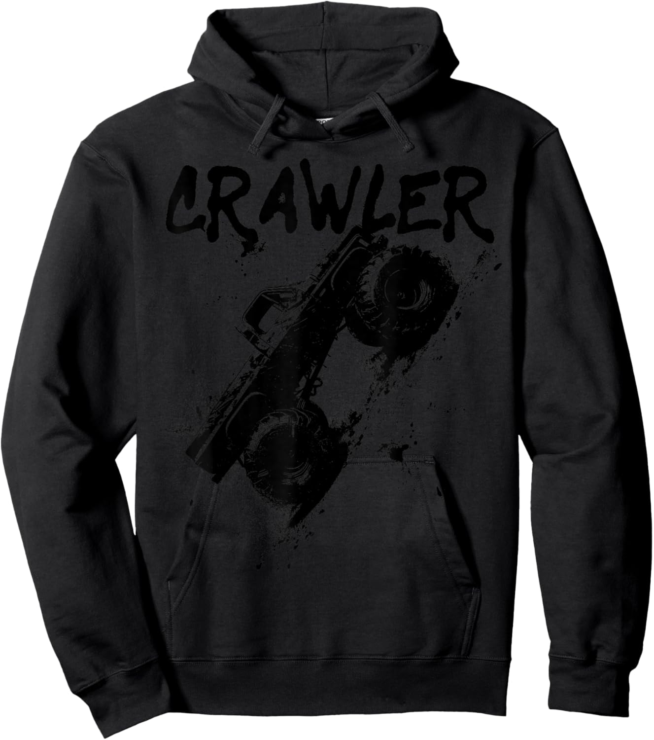 Crawler Rc Car Rock Scaler Scale Rc Offroad Truck Clawling Hoodie - Hoodie | Black