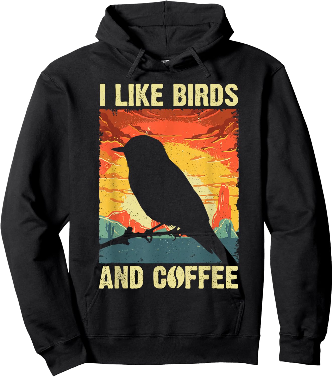 Best Bird Art Women Birding Nerd Birder Bird Watcher Hoodie - Hoodie | Black