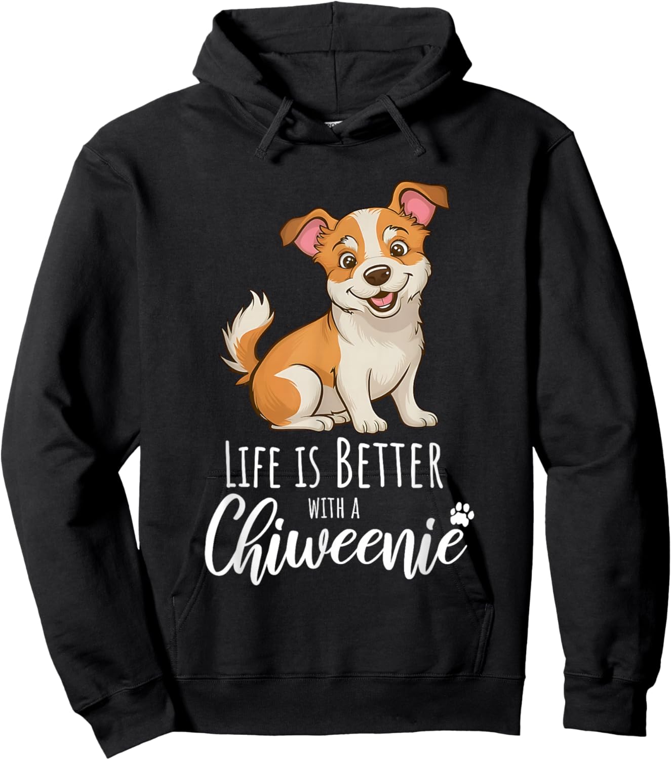 Life is Better With a Chiweenie - Chiweenie Dog Lovers Hoodie - Hoodie | Black
