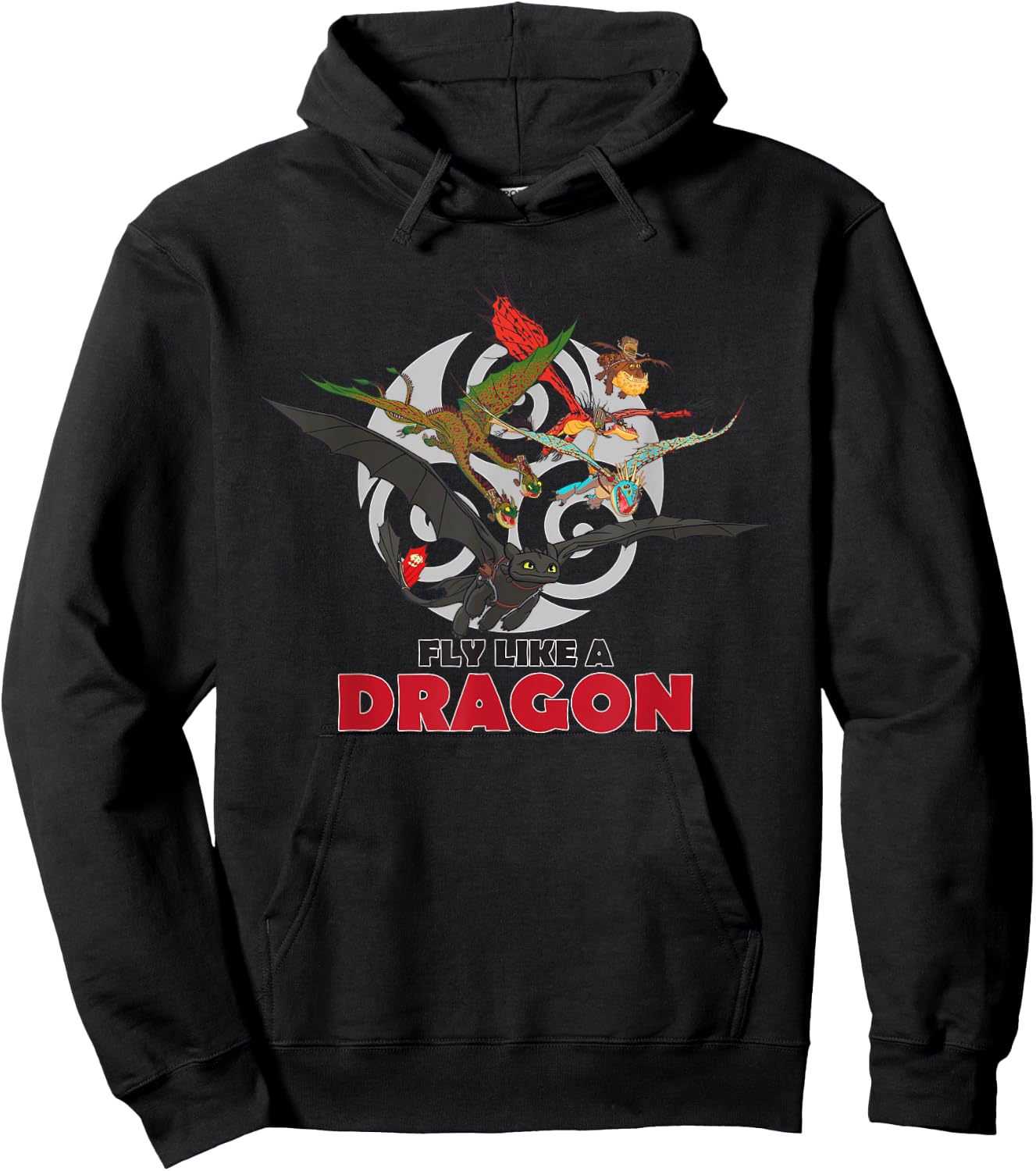 How to Train Your Dragon 3 Fly Like a Dragon Hoodie - Hoodie | Black
