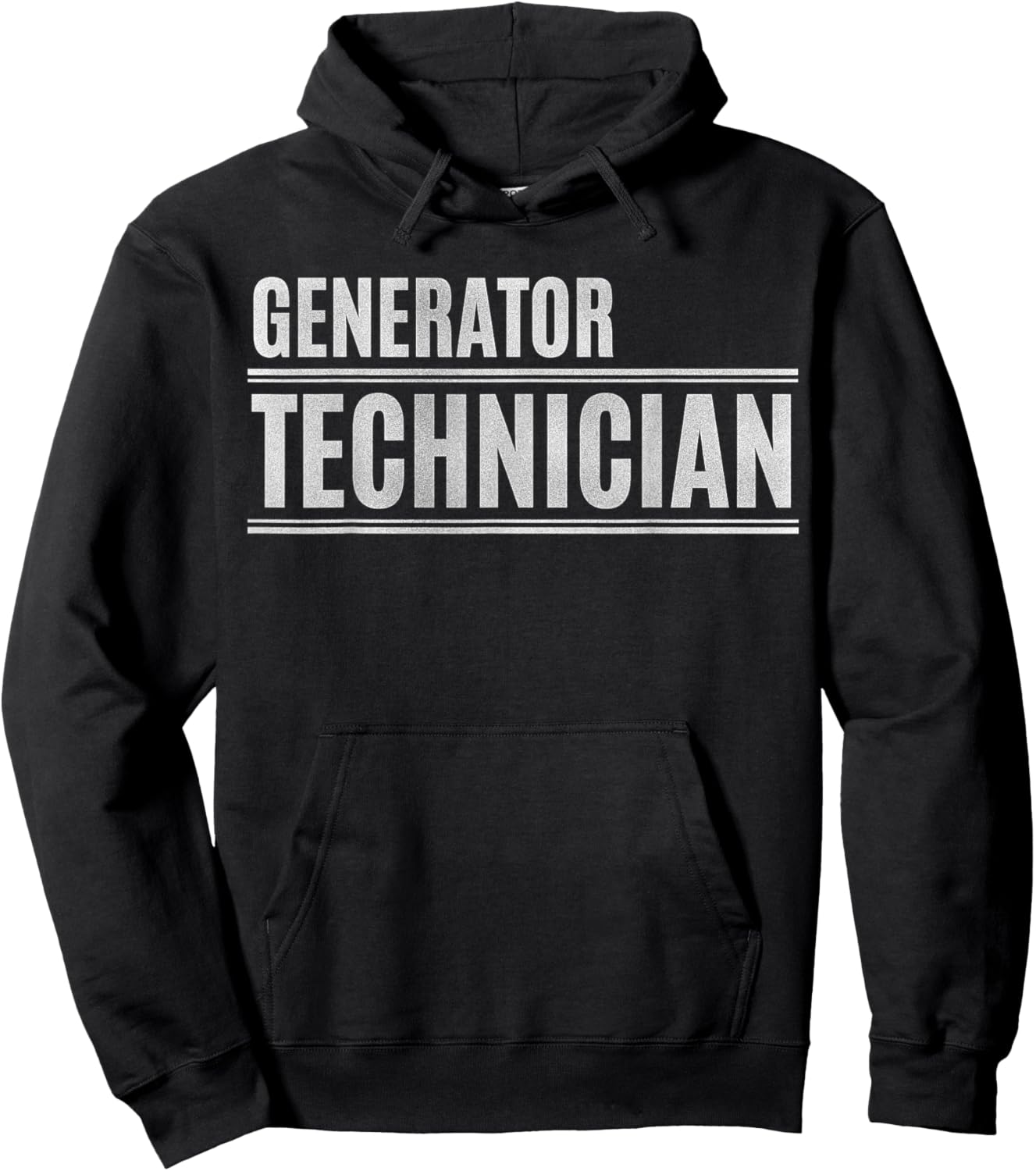 Generator Technician Funny Mechanic Mechanical Service Hoodie - Hoodie | Black