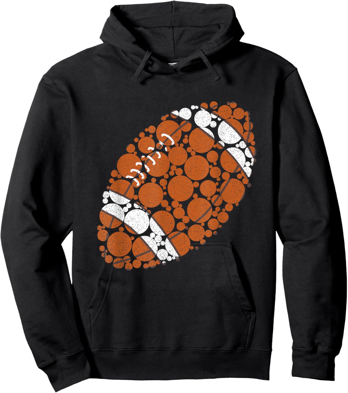 American Football Design boys polka dot shirt boy Hoodie - Hoodie | Black