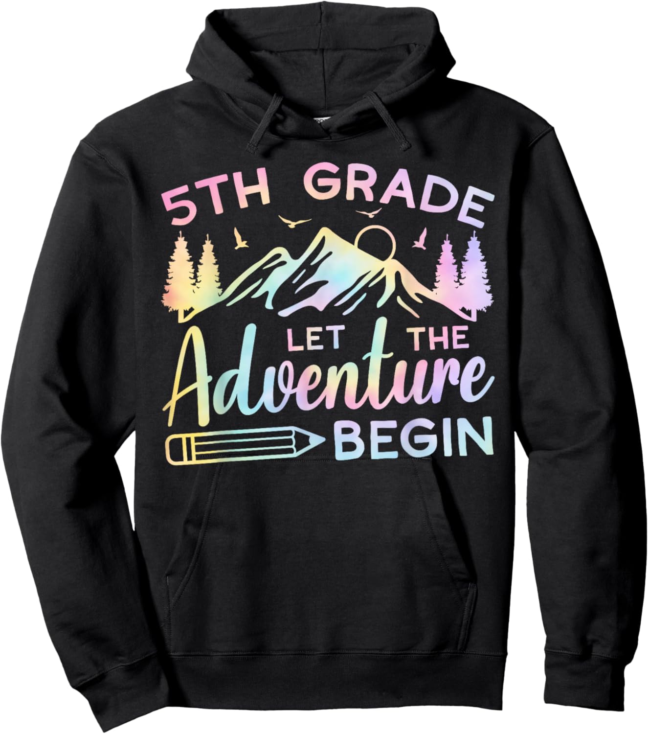 5th Grade Let The Adventure Begin Back To School Teacher Hoodie - Hoodie | Black