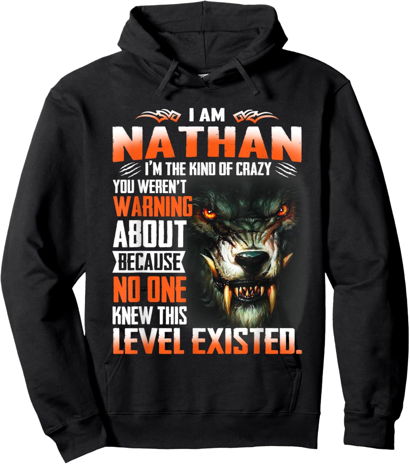 Funny Nathan Shirt - Nathan First Name Hoodie - Hoodie | Black