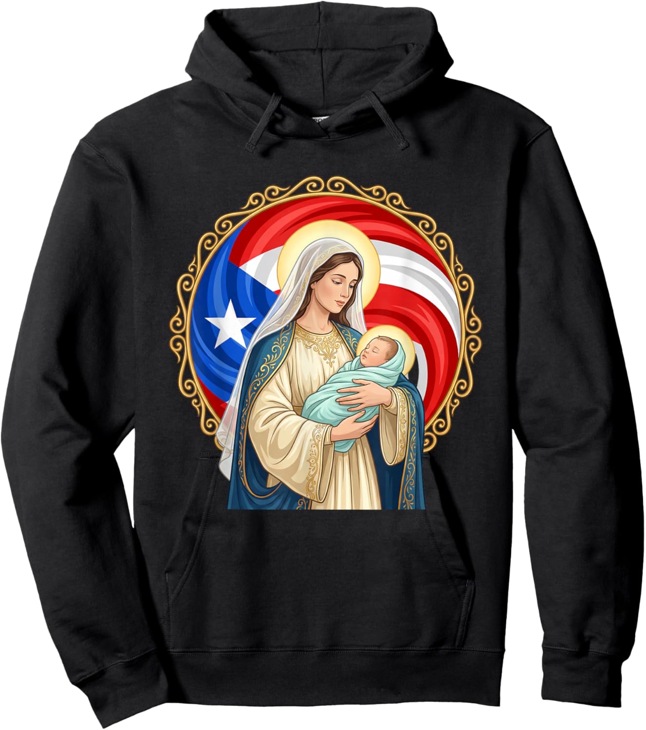 Virgen de La Providencia. Patrona de Puerto Rico Hoodie - Hoodie | Black