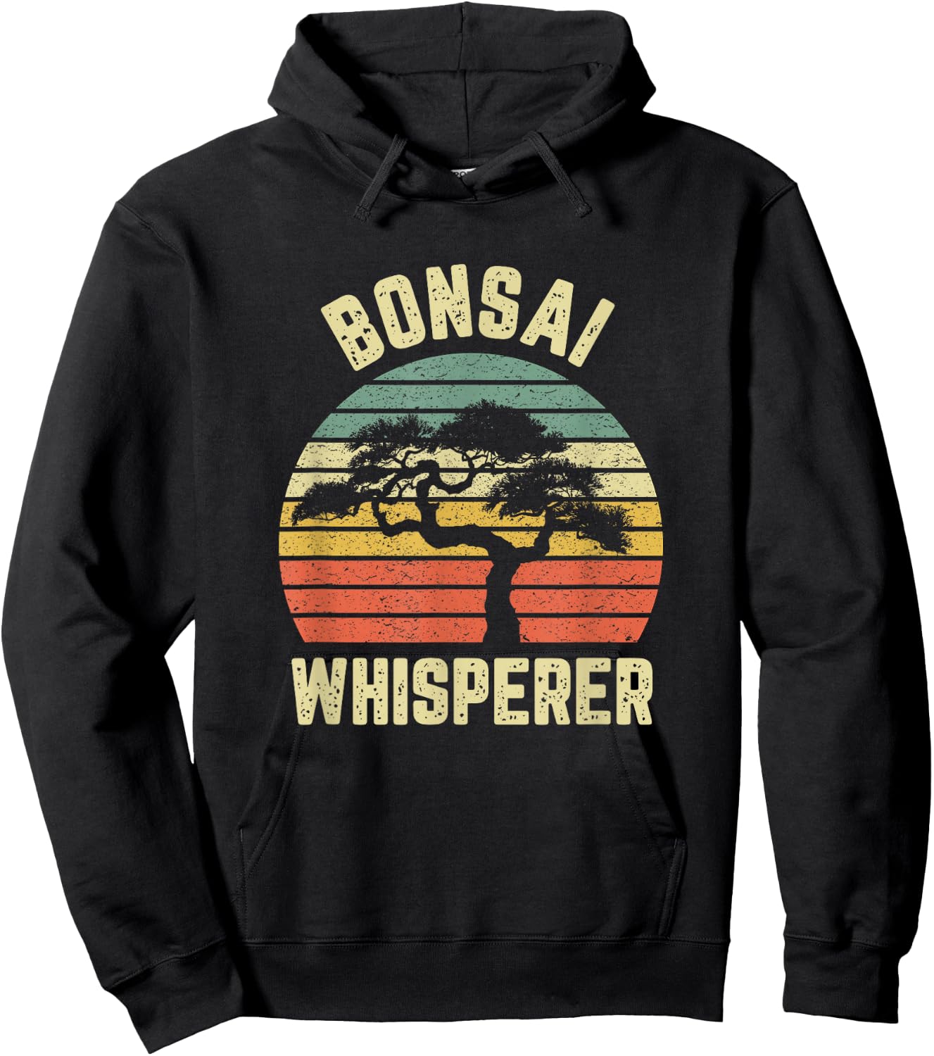 Bonsai Shirt Funny Japanese Bonsai Tree Whisperer Gift Shirt Hoodie - Hoodie | Black