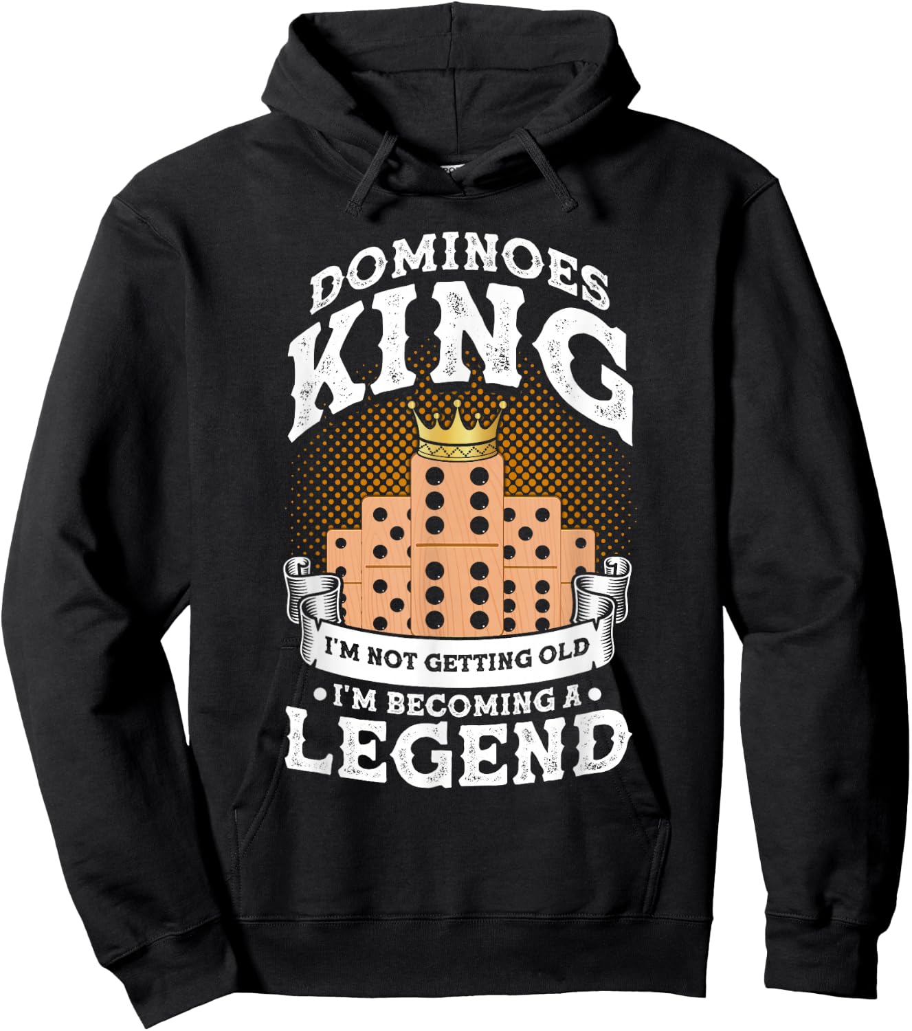 Domino Tile Game Domino Player Domino Game Hoodie - Hoodie | Black
