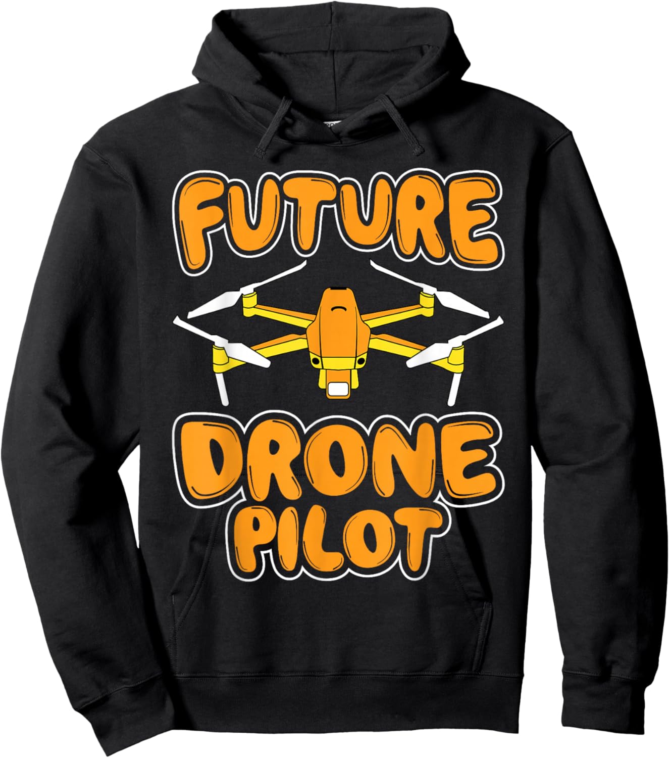 Future Drone Pilot - Drone Operator in Training Quadcopter Hoodie - Hoodie | Black