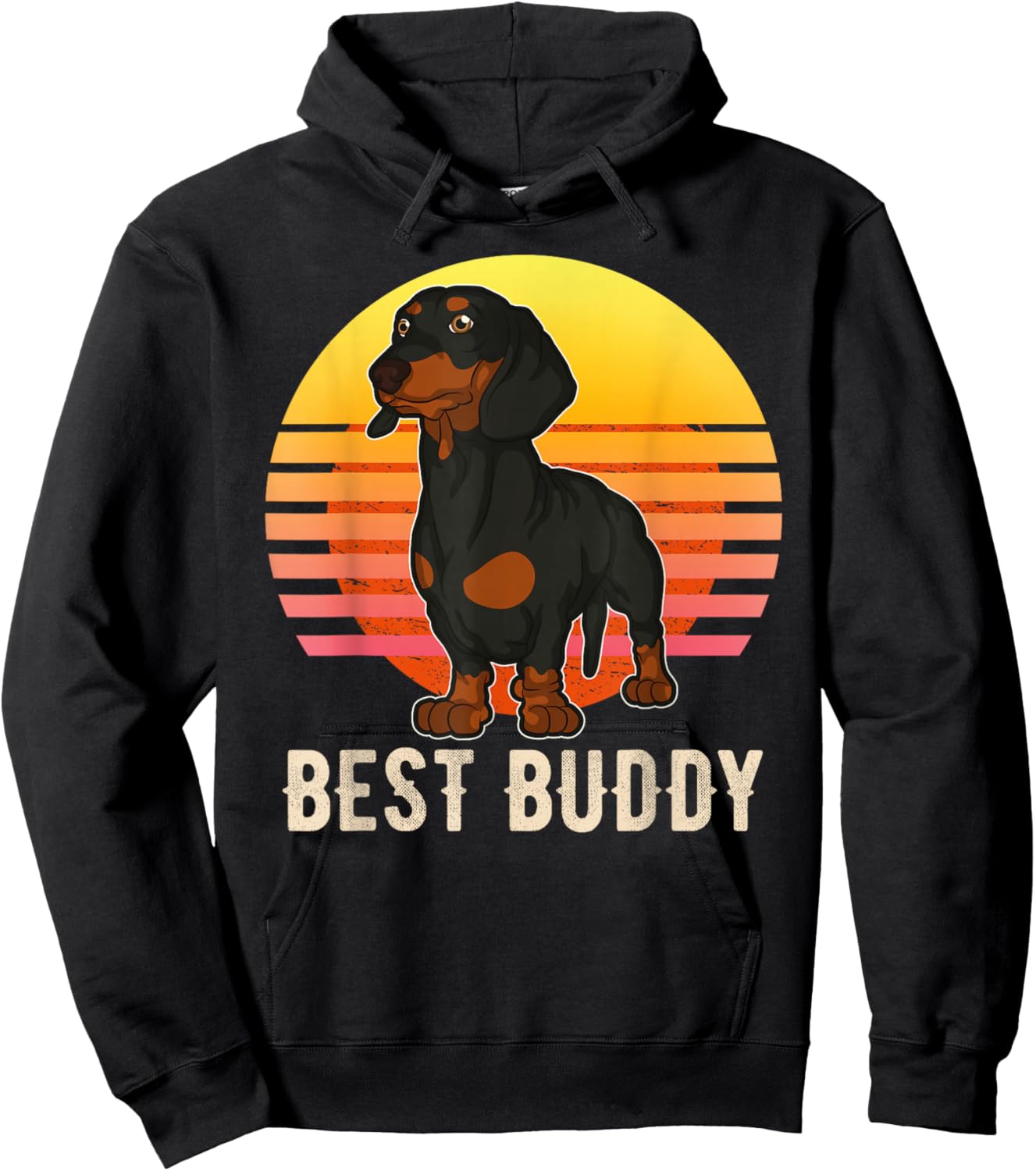 Dachshund Dachshund Teckel Hoodie - Hoodie | Black