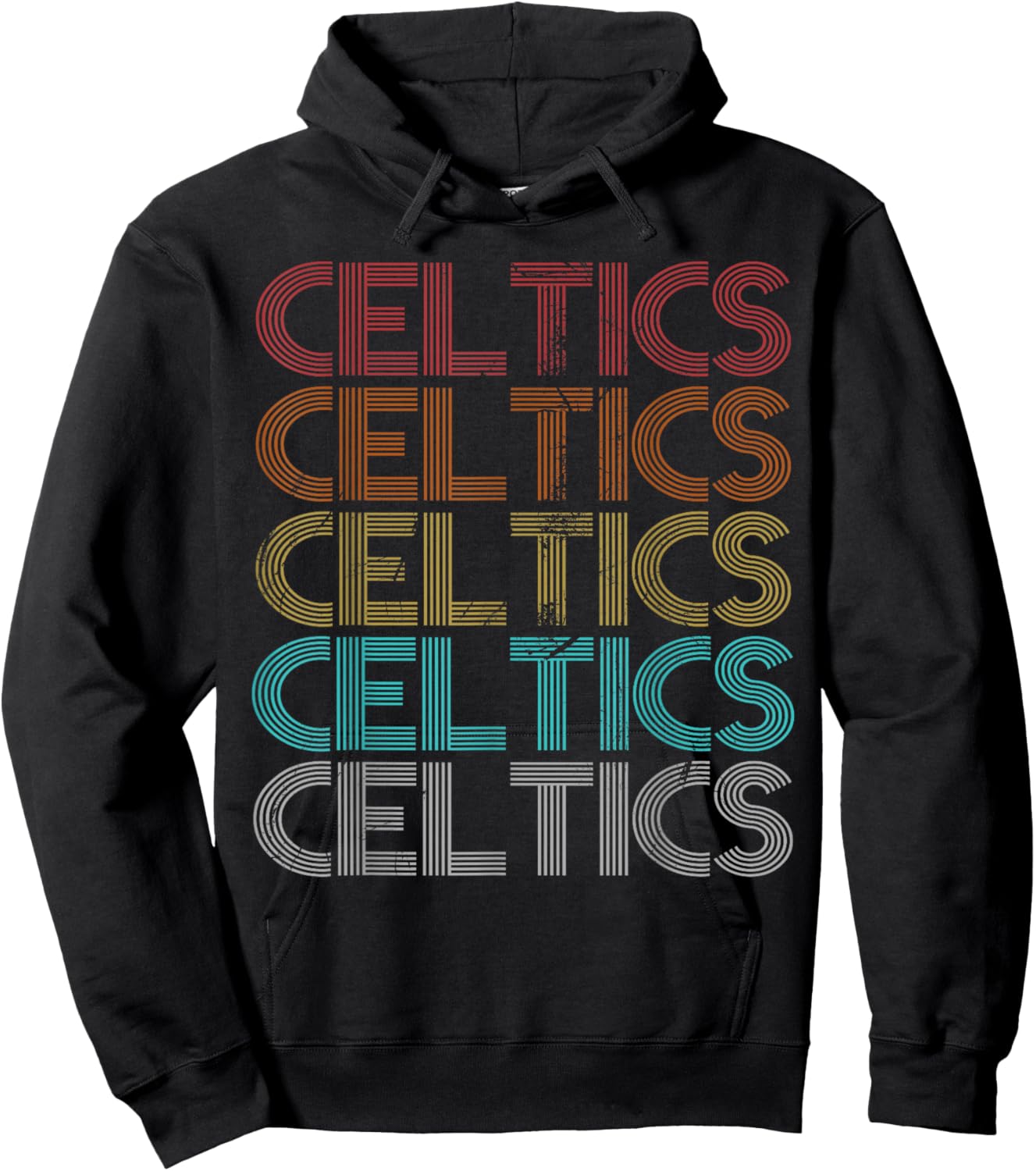 Retro Vintage Celtics Hoodie - Hoodie | Black