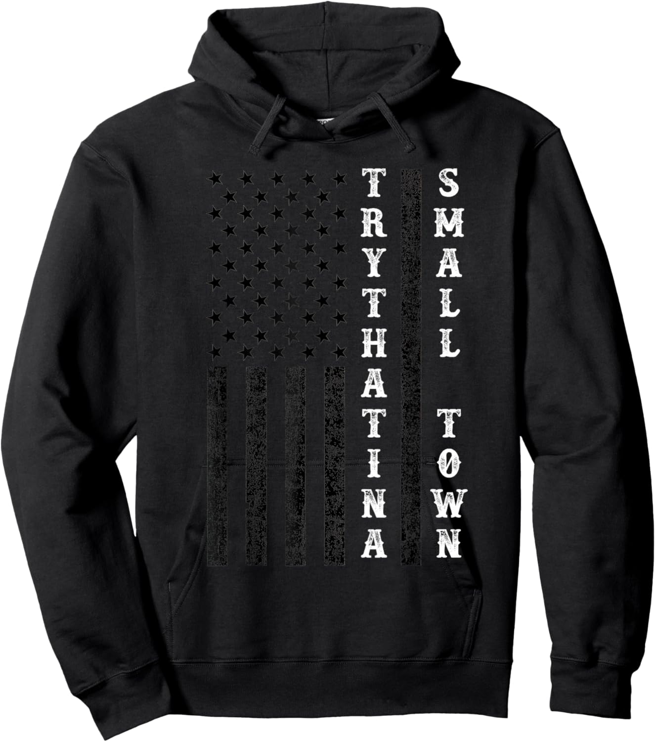 Try That In A Small Country Western Town,Country Music Lover Hoodie - Hoodie | Black
