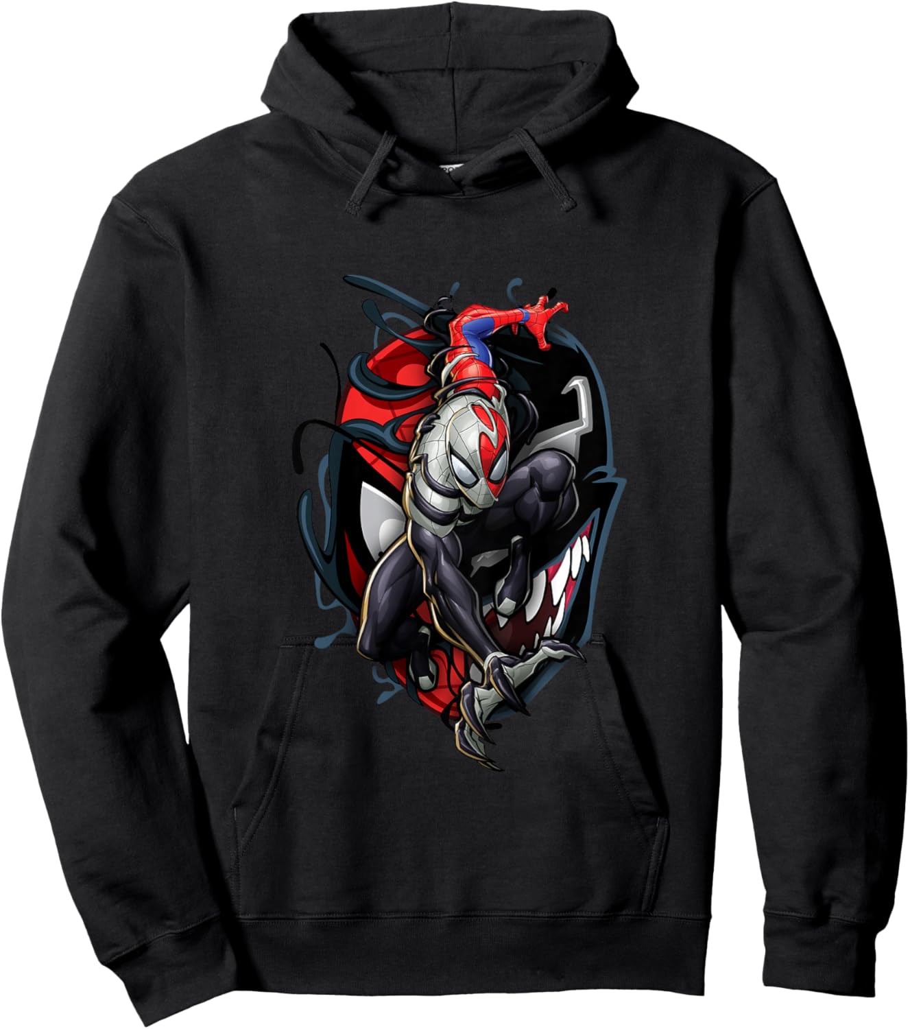 Kids Marvel Spider-Man Classic Venom Spider-Man Split Mask Icon Hoodie - Hoodie | Black