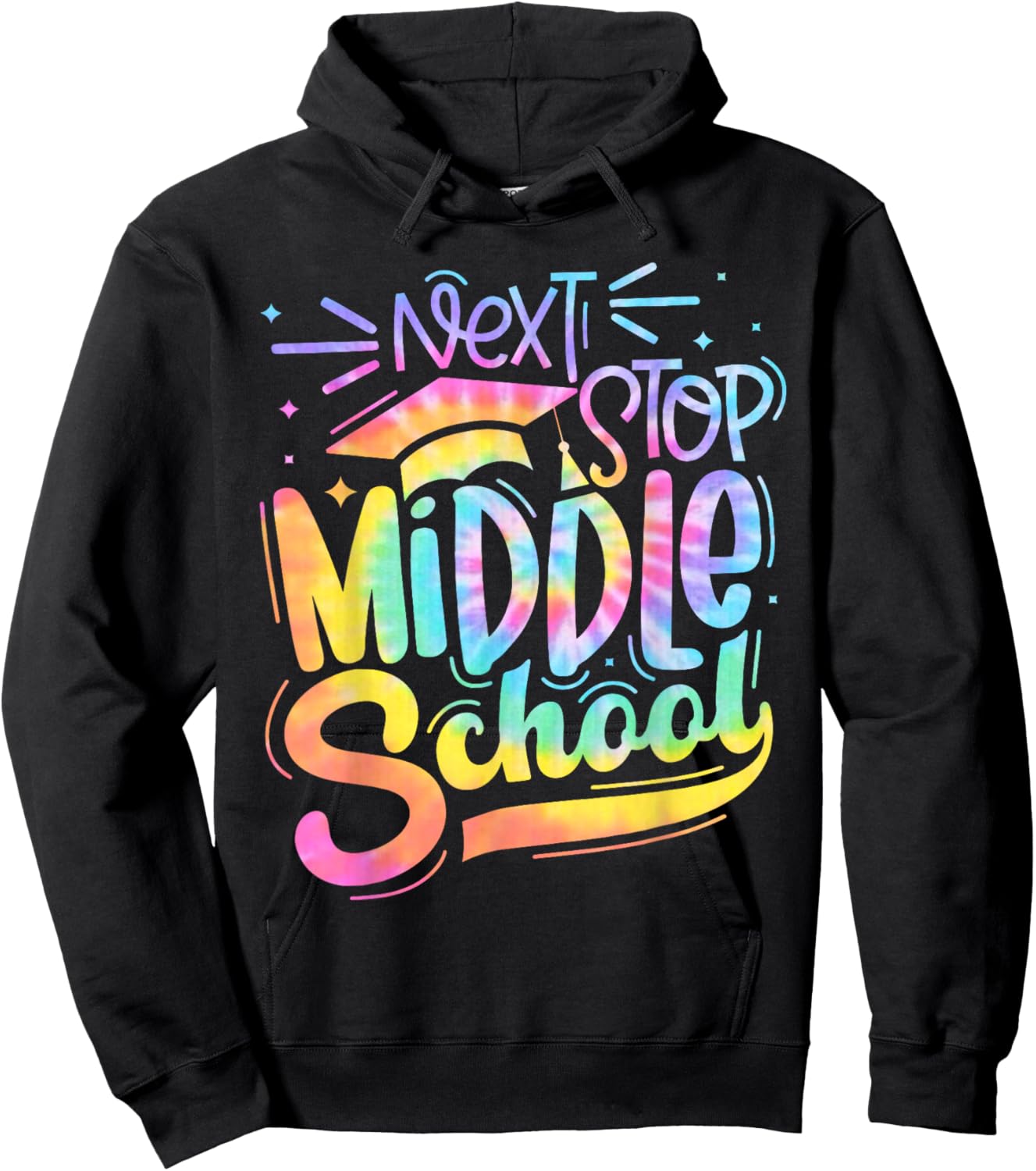 Next Stop Middle School Elementary School Graduation 2024 Hoodie - Hoodie | Black