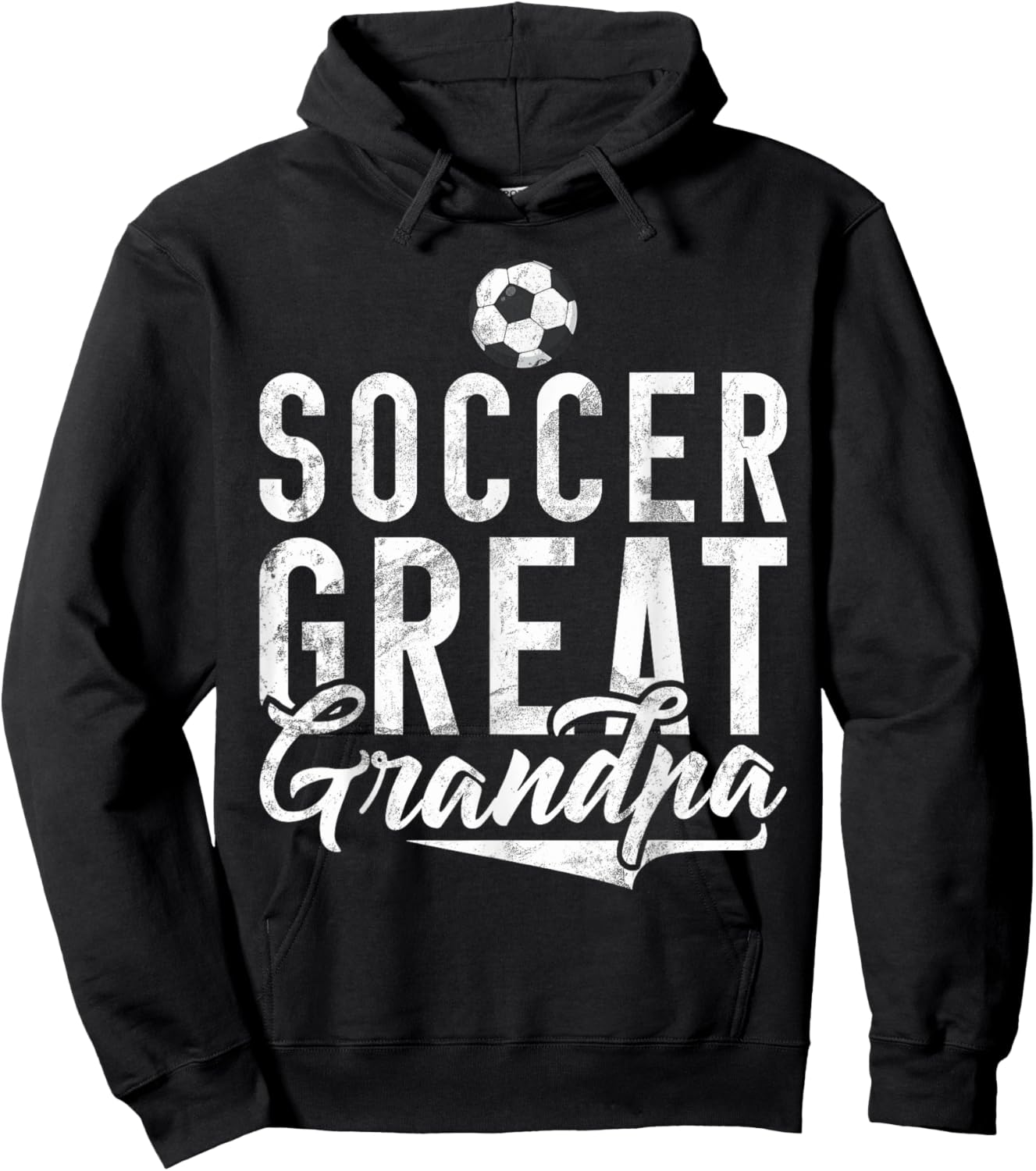 Soccer Great Grandpa Hoodie - Hoodie | Black