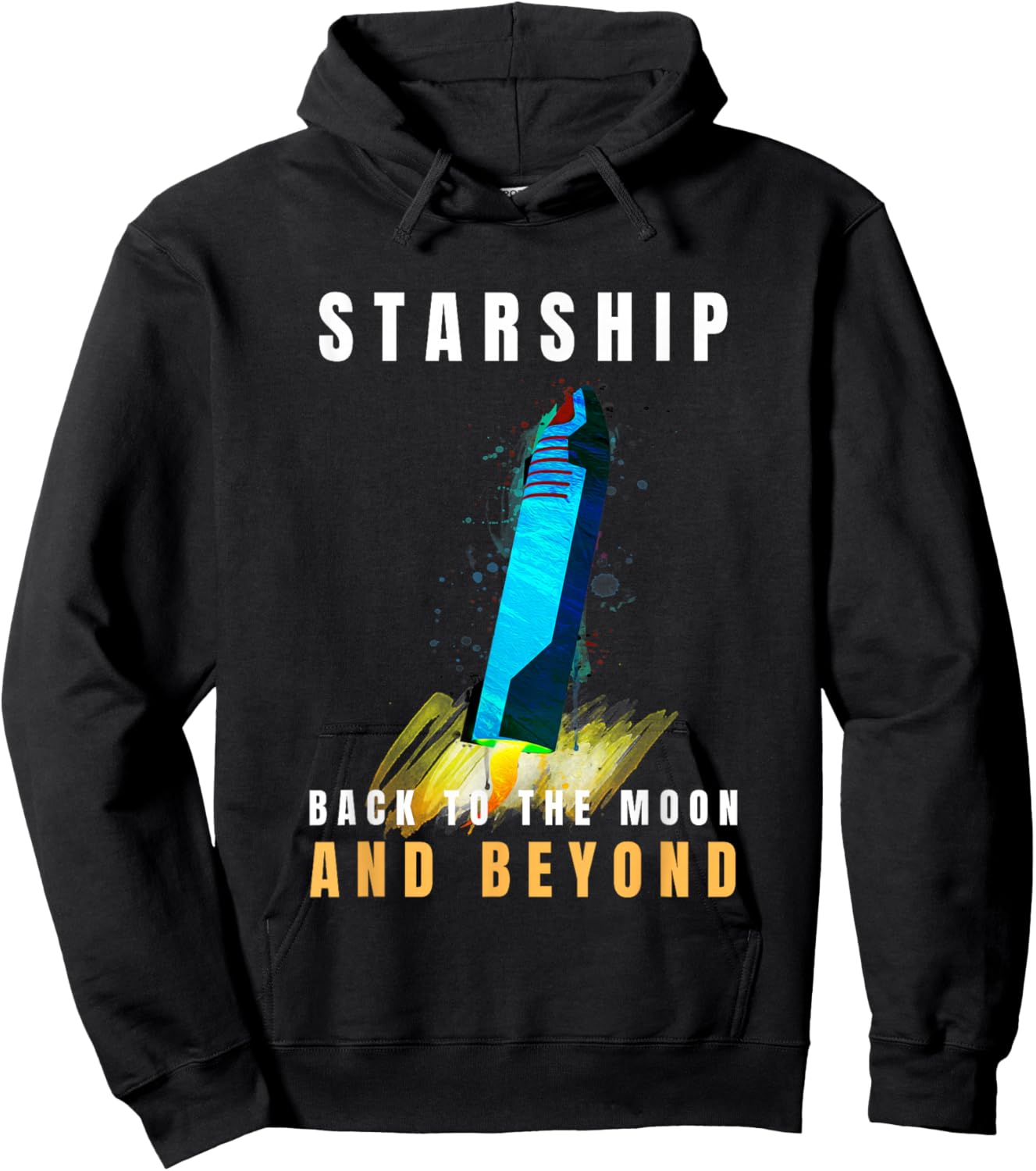 Starship Boca Chica Starbase | Starship Texas Starbase Hoodie - Hoodie | Black