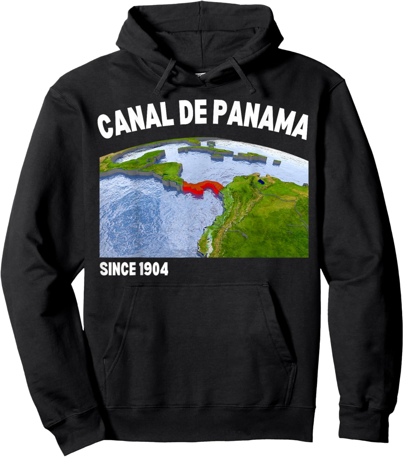Canal De Panama Canal Zone Panamanian Waterway Hoodie - Hoodie | Black