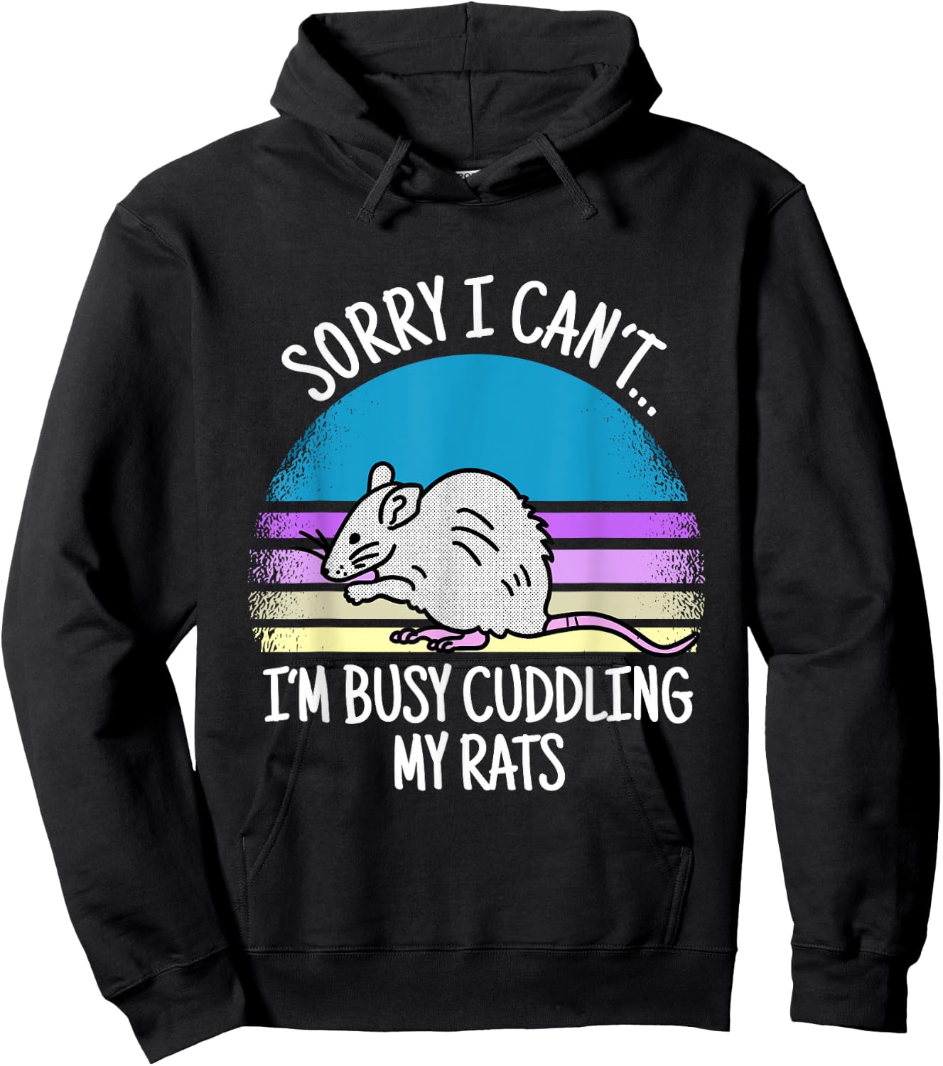 Rat mom sayings for rat lover Hoodie - Hoodie | Black