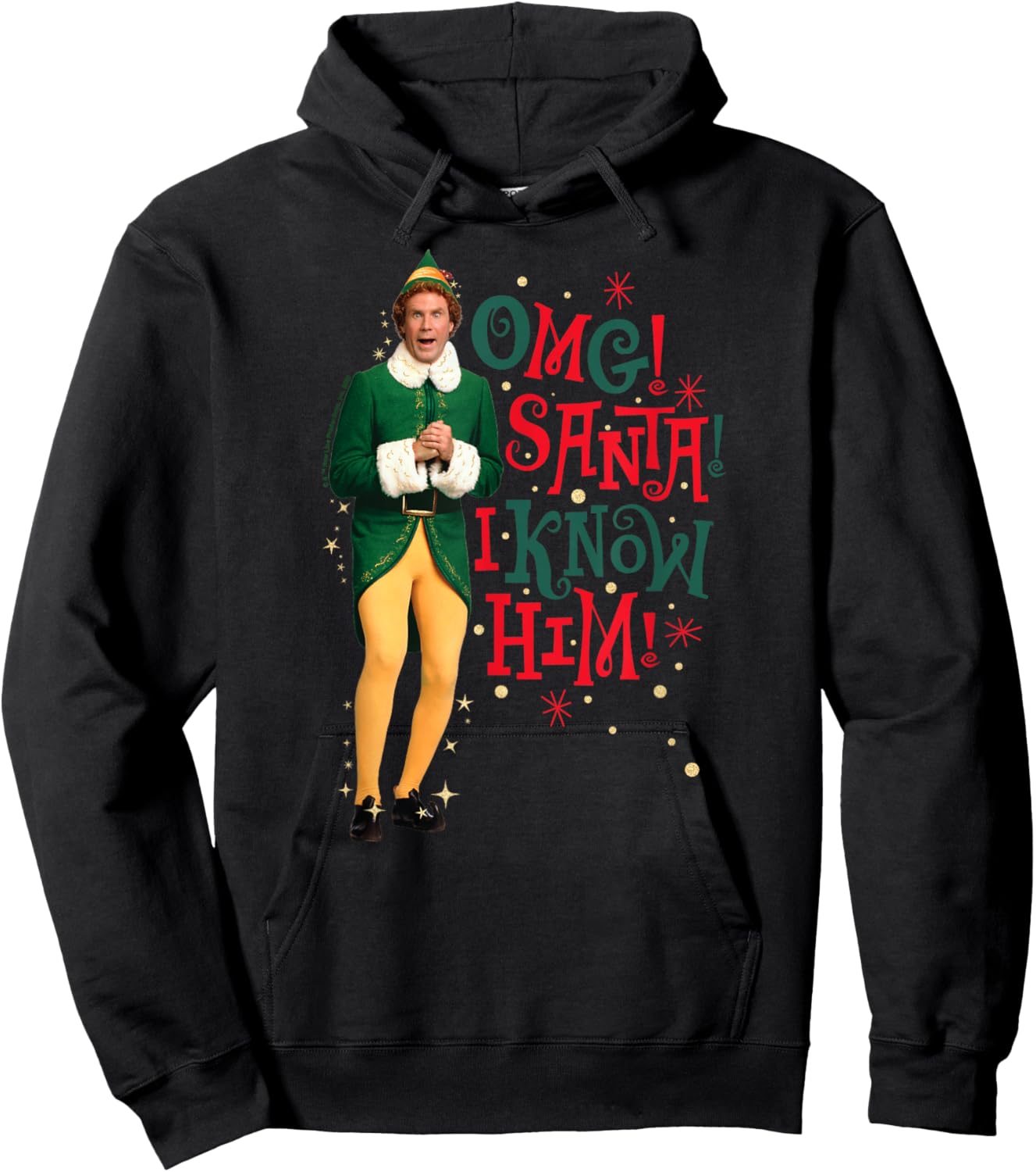 Elf - OMG I Know Him Hoodie - Hoodie | Black