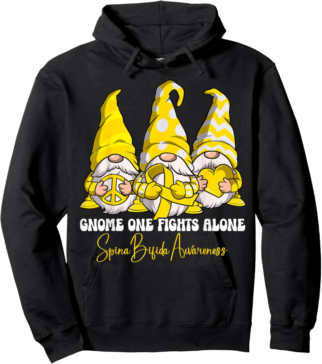 Spina Bifida Awareness Hoodie - Hoodie | Black