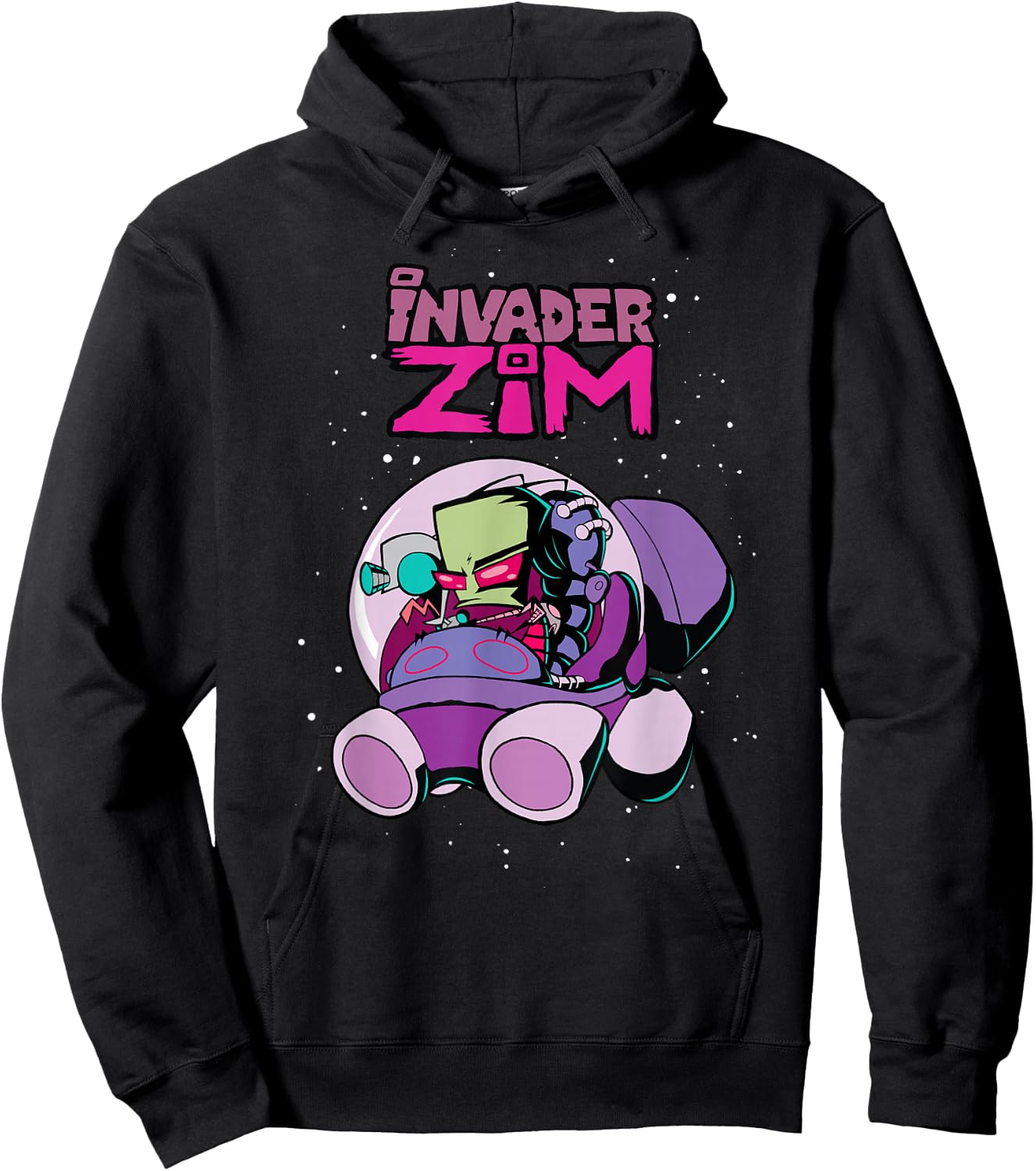 Invader Zim Rocket Ship Hoodie - Hoodie | Black