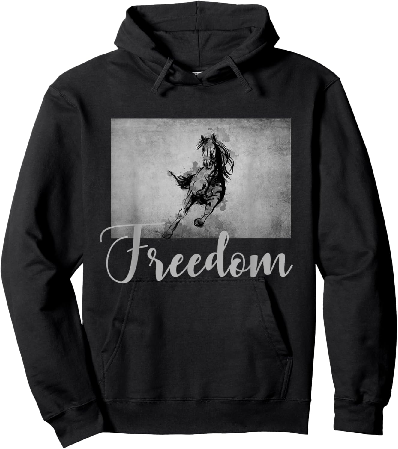 Horse Riding Apparel - Horse Hoodie - Hoodie | Black