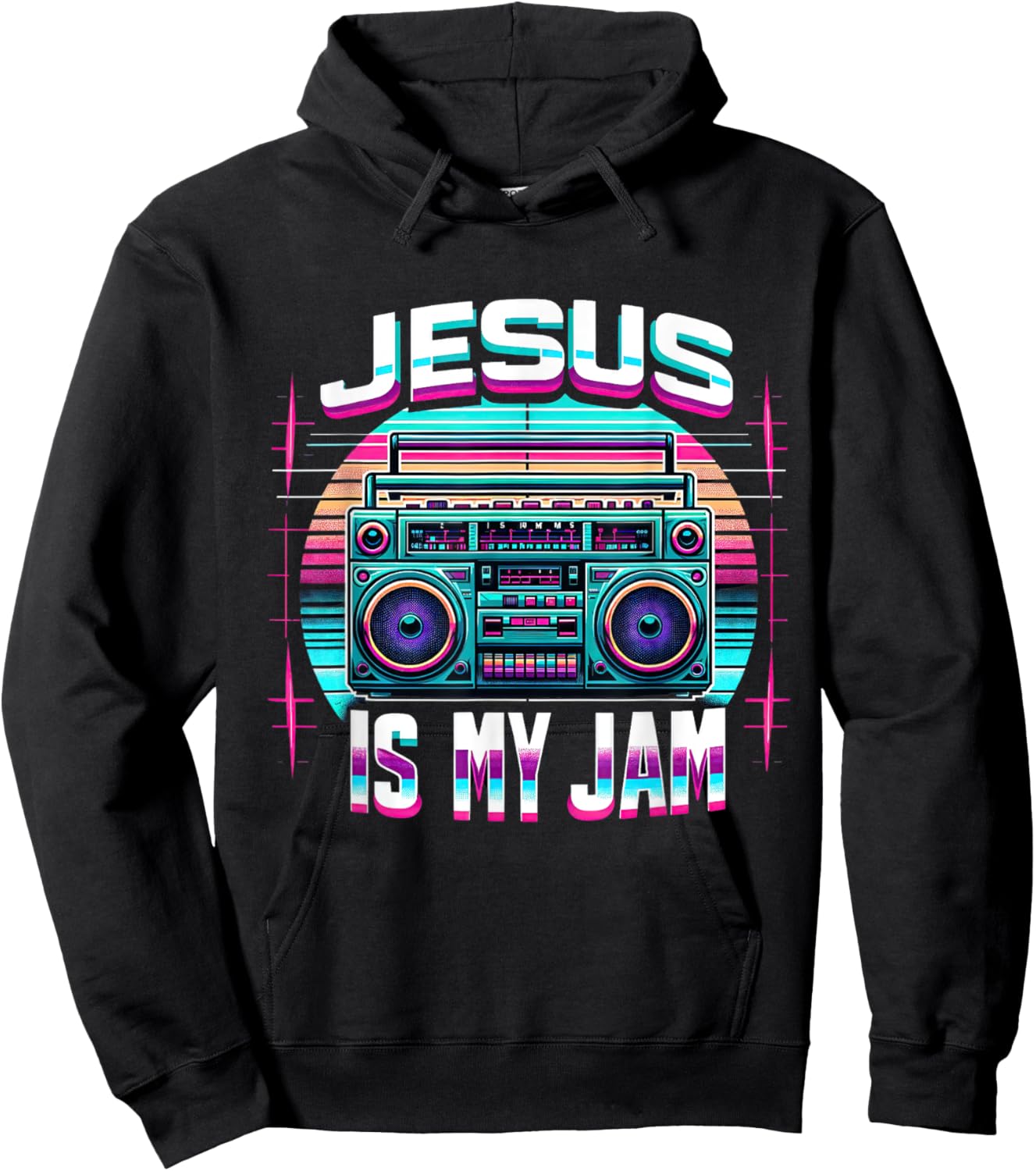 Jesus Is My Jam- Christan Hoodie - Hoodie | Black