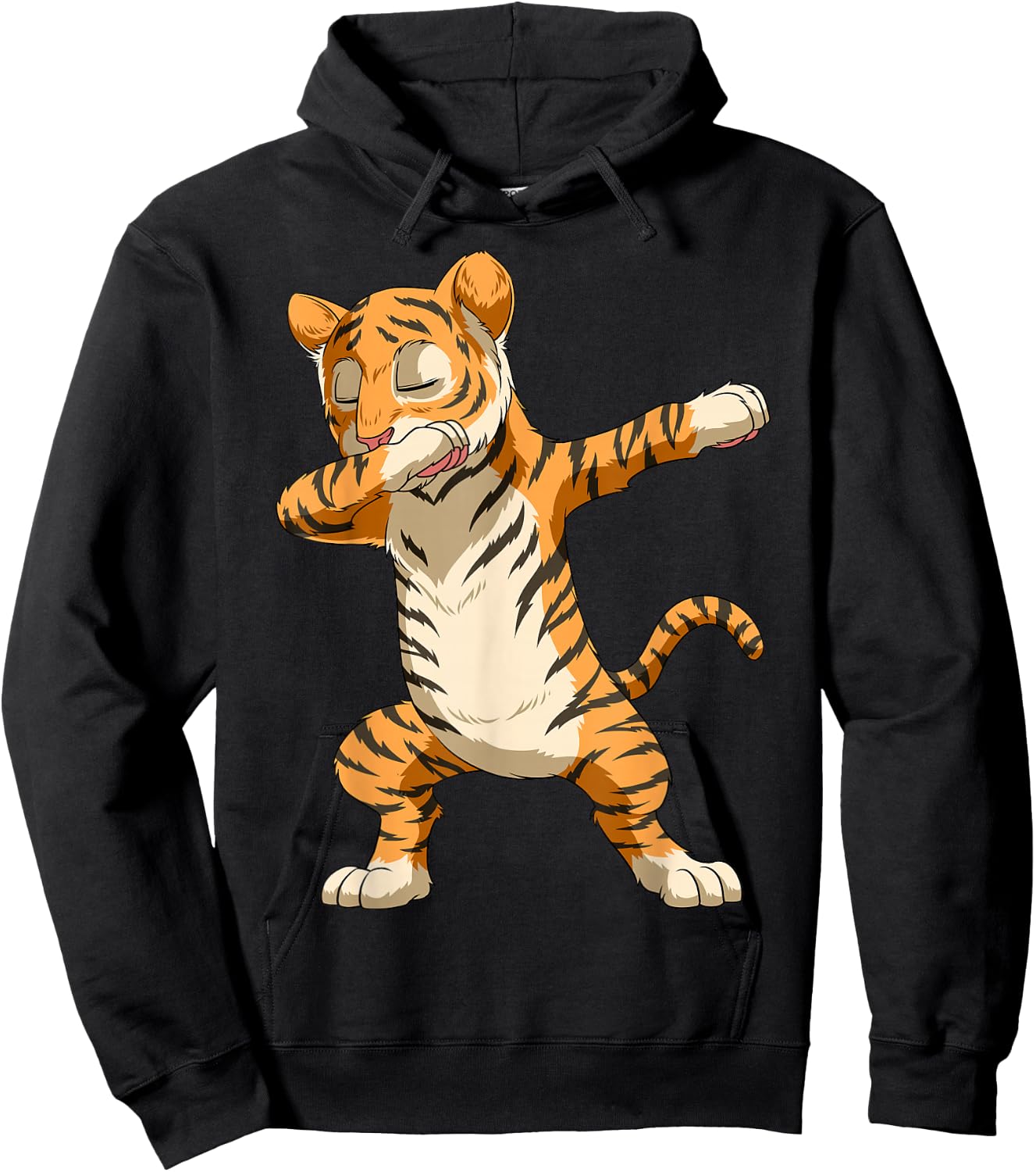 Dabbing Tiger Dab Tiger Dabbing Tiger Lovers Zoo Themed Hoodie - Hoodie | Black