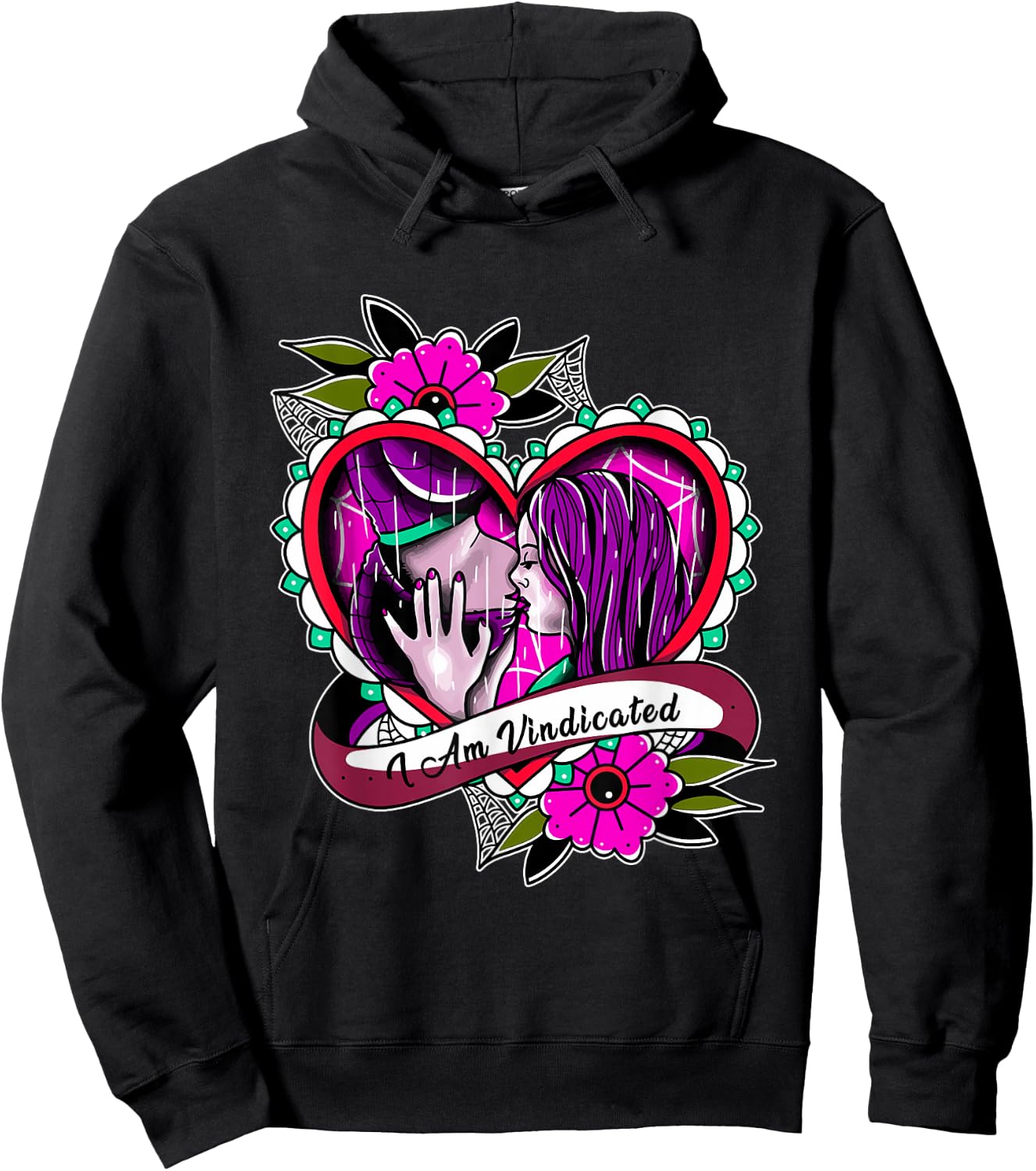 I Am Vindicated Funny Halloween Hoodie - Hoodie | Black