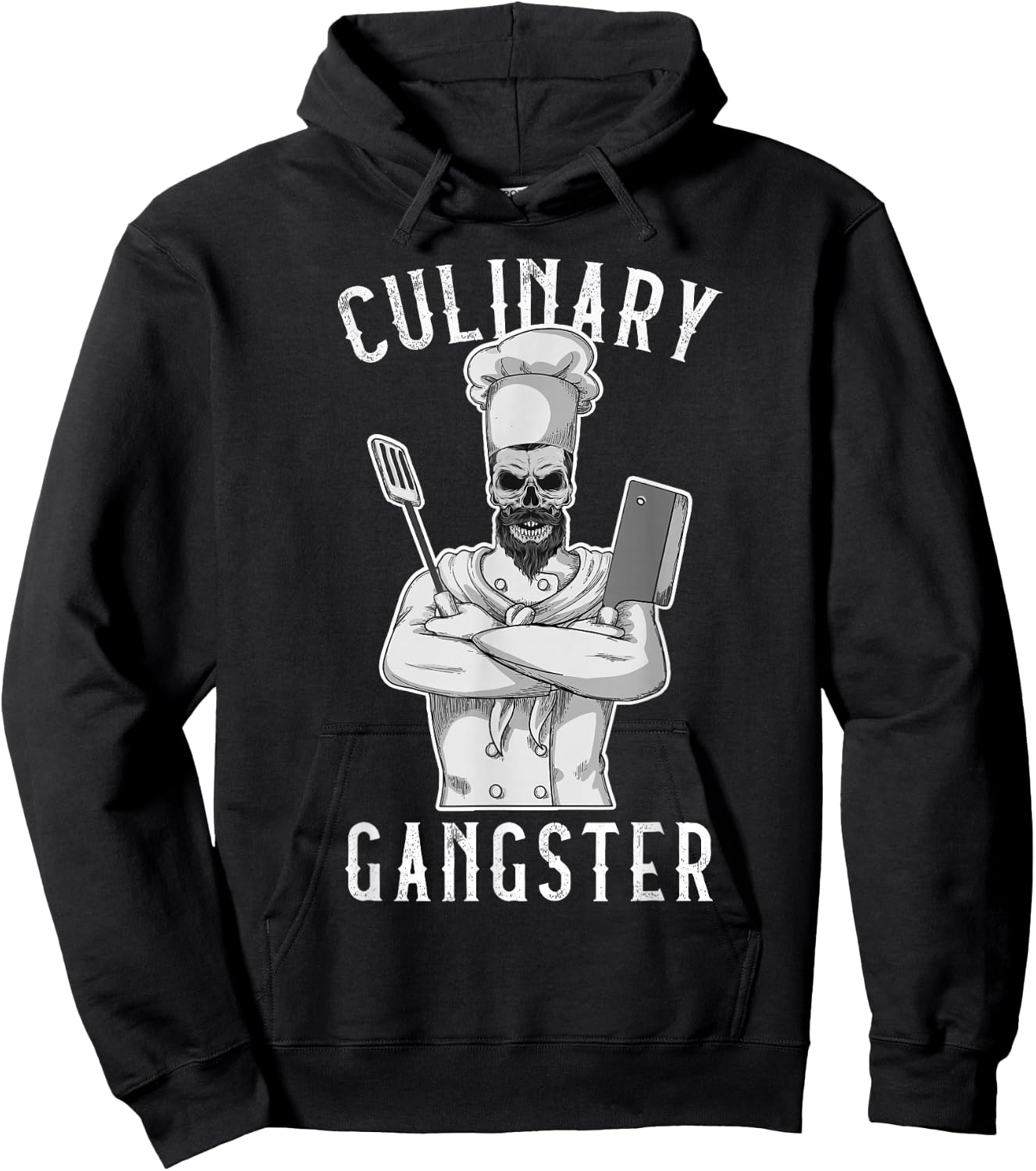 Culinary Gangster Cooking Kitchen Cook Chef Restaurant Grill Hoodie - Hoodie | Black