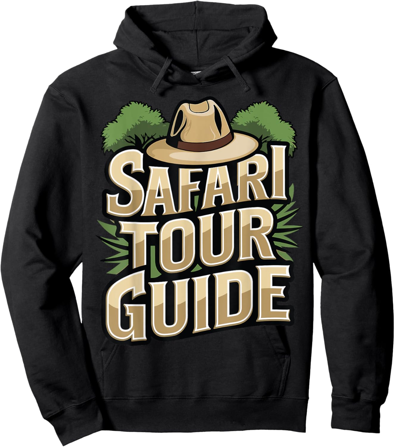 Costume Safari Tour Guide Africa Zoo Outfit Safari Tour Hoodie - Hoodie | Black