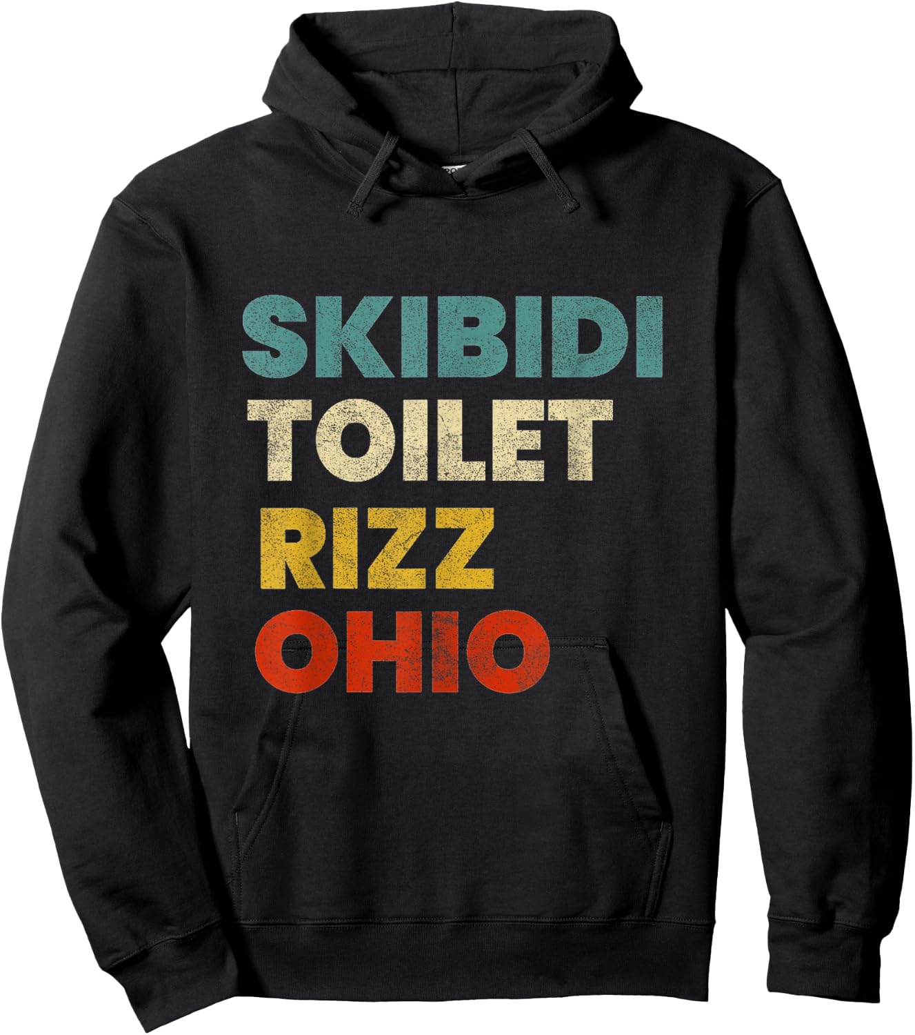 Skibidi Toilet Rizz Ohio Hoodie - Hoodie | Black