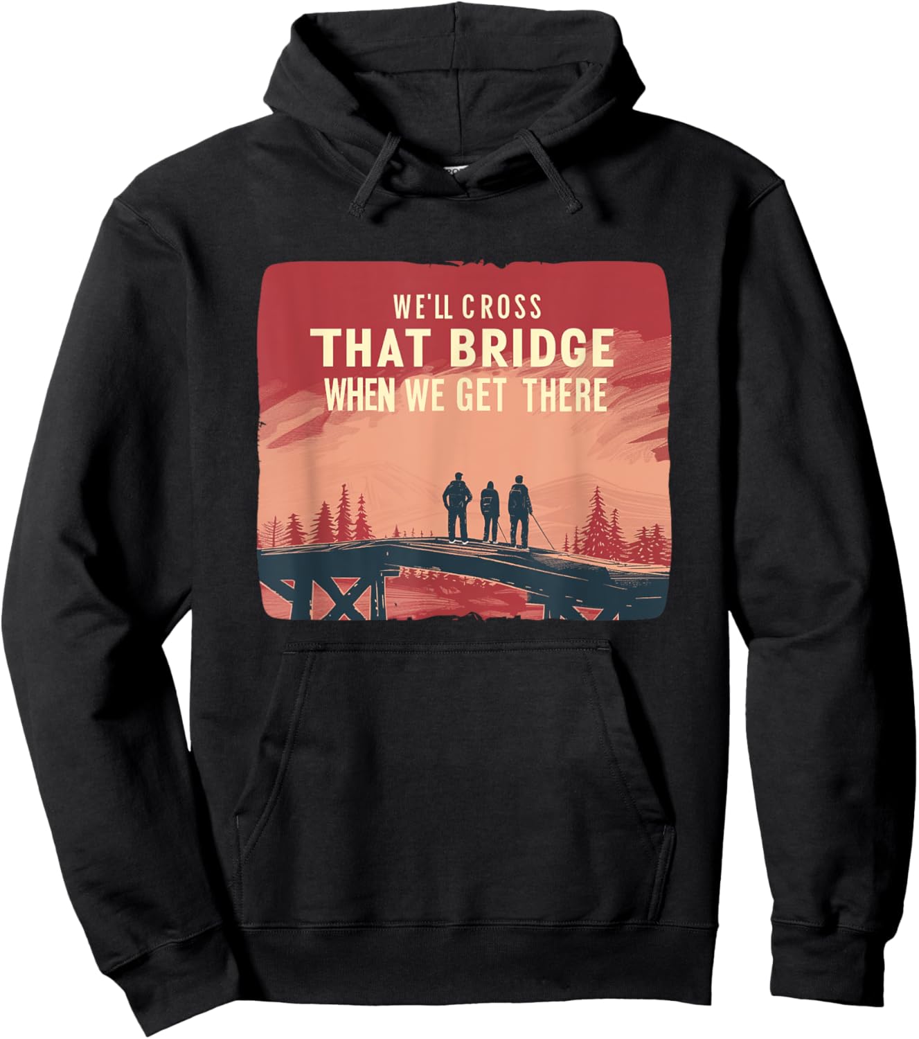 Awesome Bridge Idiom Saying for Boys and Girls Hoodie - Hoodie | Black