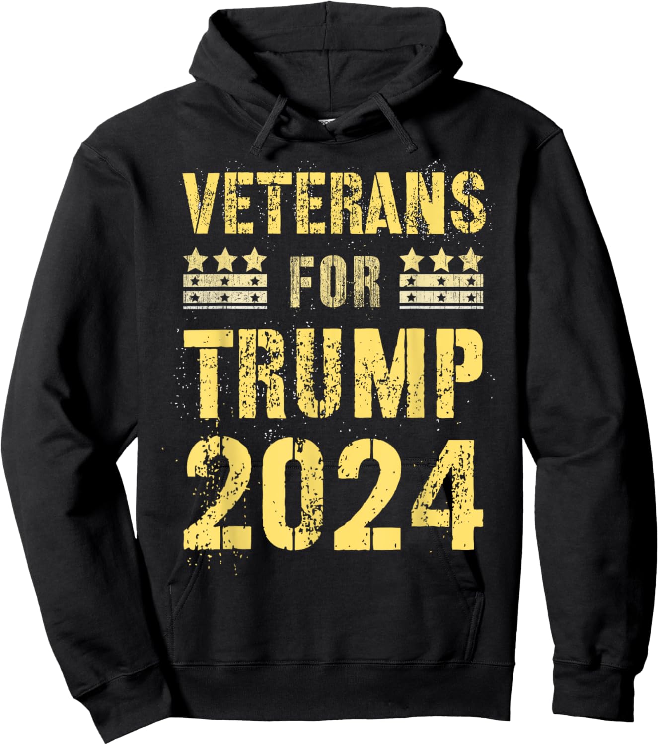 Support VETERANS FOR TRUMP 2024 We Won Took America Back Hoodie - Hoodie | Black