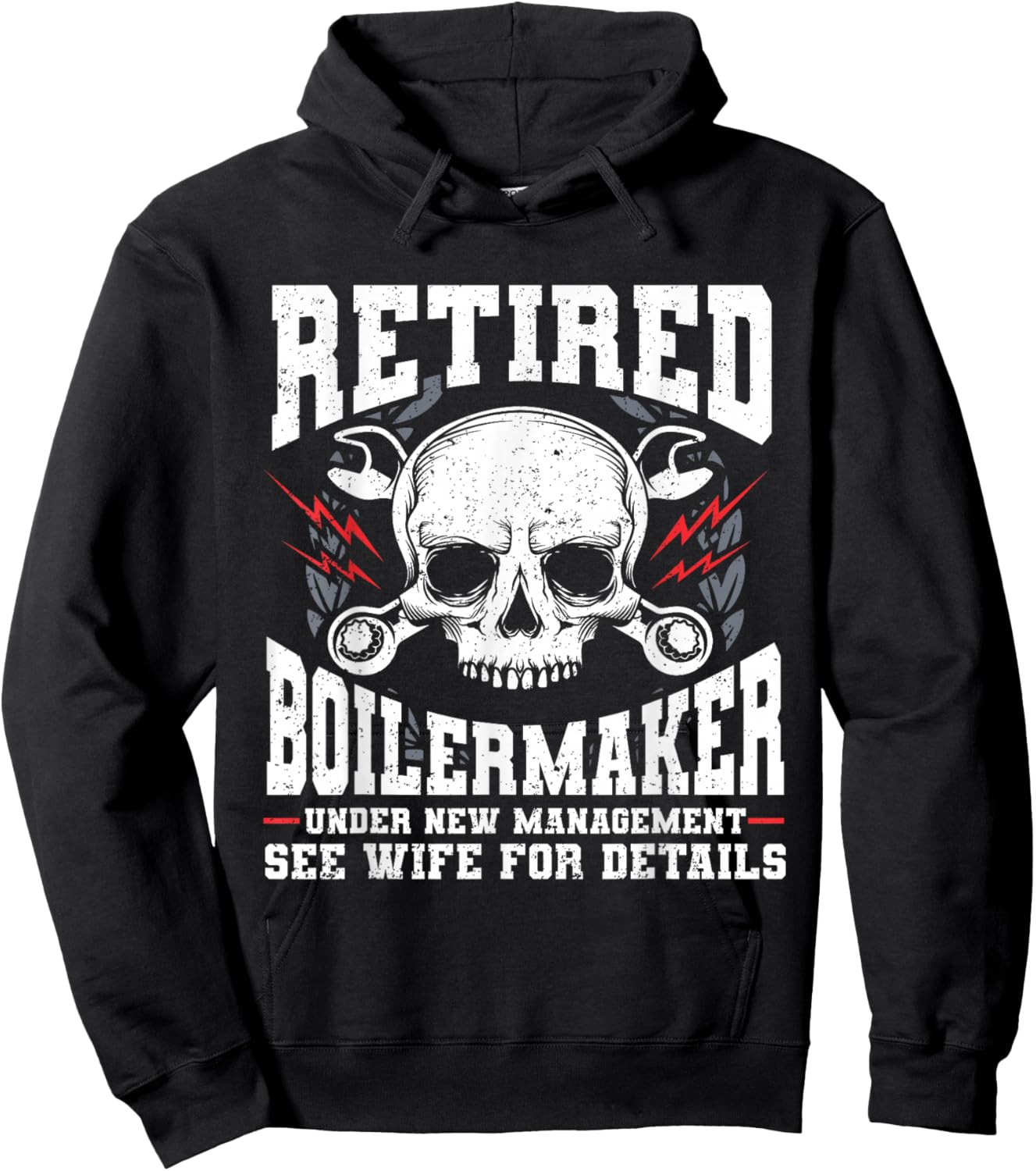 Boiler Maker Retired Boilermaker Union Boilermaker Hoodie - Hoodie | Black