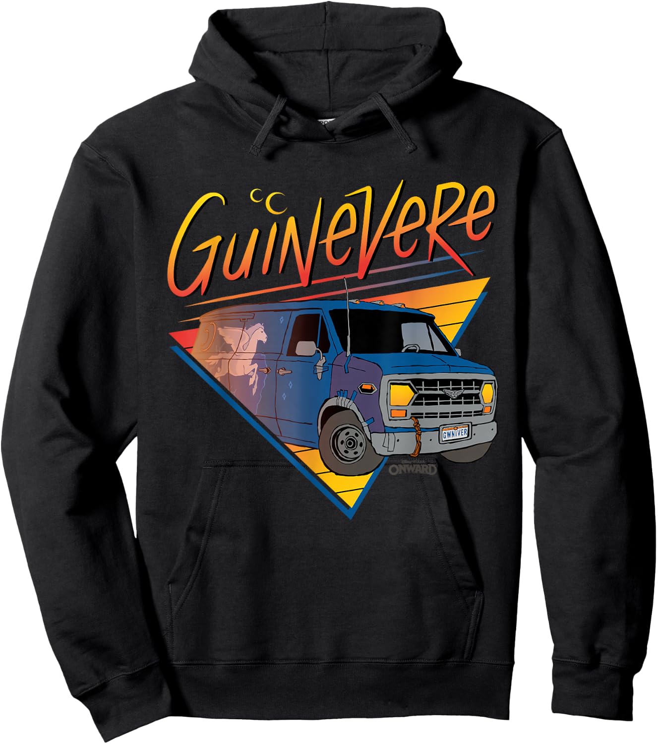 Disney Pixar Onward Van Guinevere Hoodie - Hoodie | Black