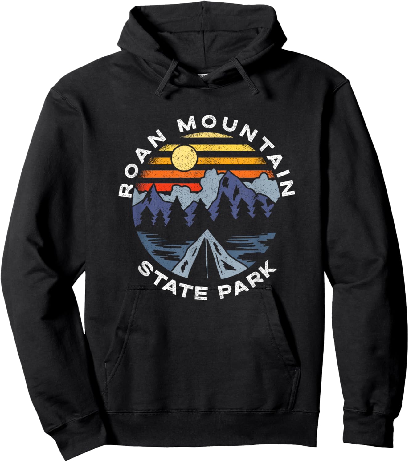 Roan Mountain State Park Tennessee Mountains Vacation Hoodie - Hoodie | Black