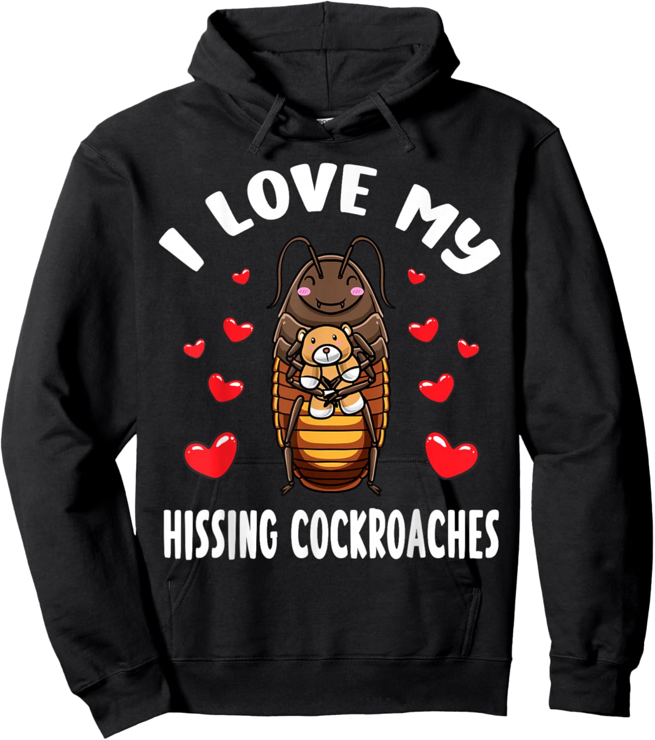 Madagascar Frog Cockroach Hoodie - Hoodie | Black