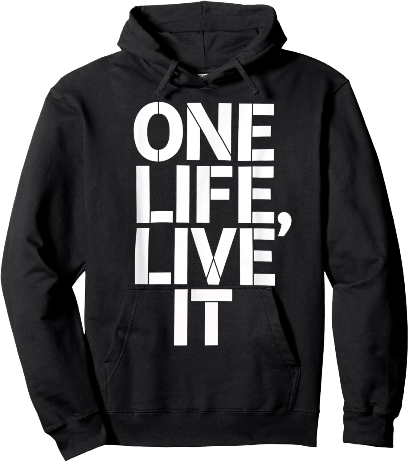 One Life Women Live It Motivation Men Kids Hoodie - Hoodie | Black