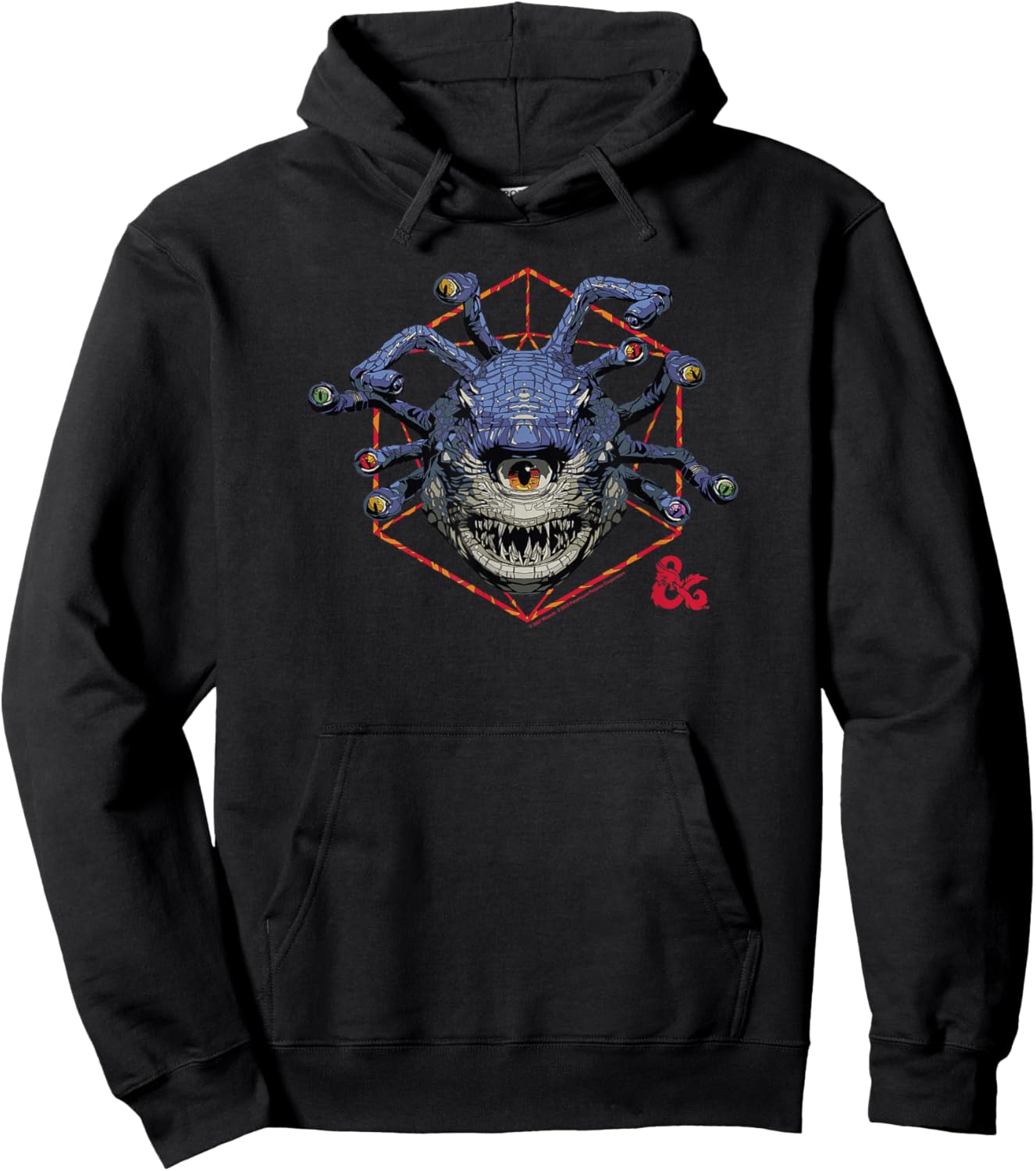 Dungeons & Dragons: Honor Among Thieves Beholder Center Logo Hoodie - Hoodie | Black