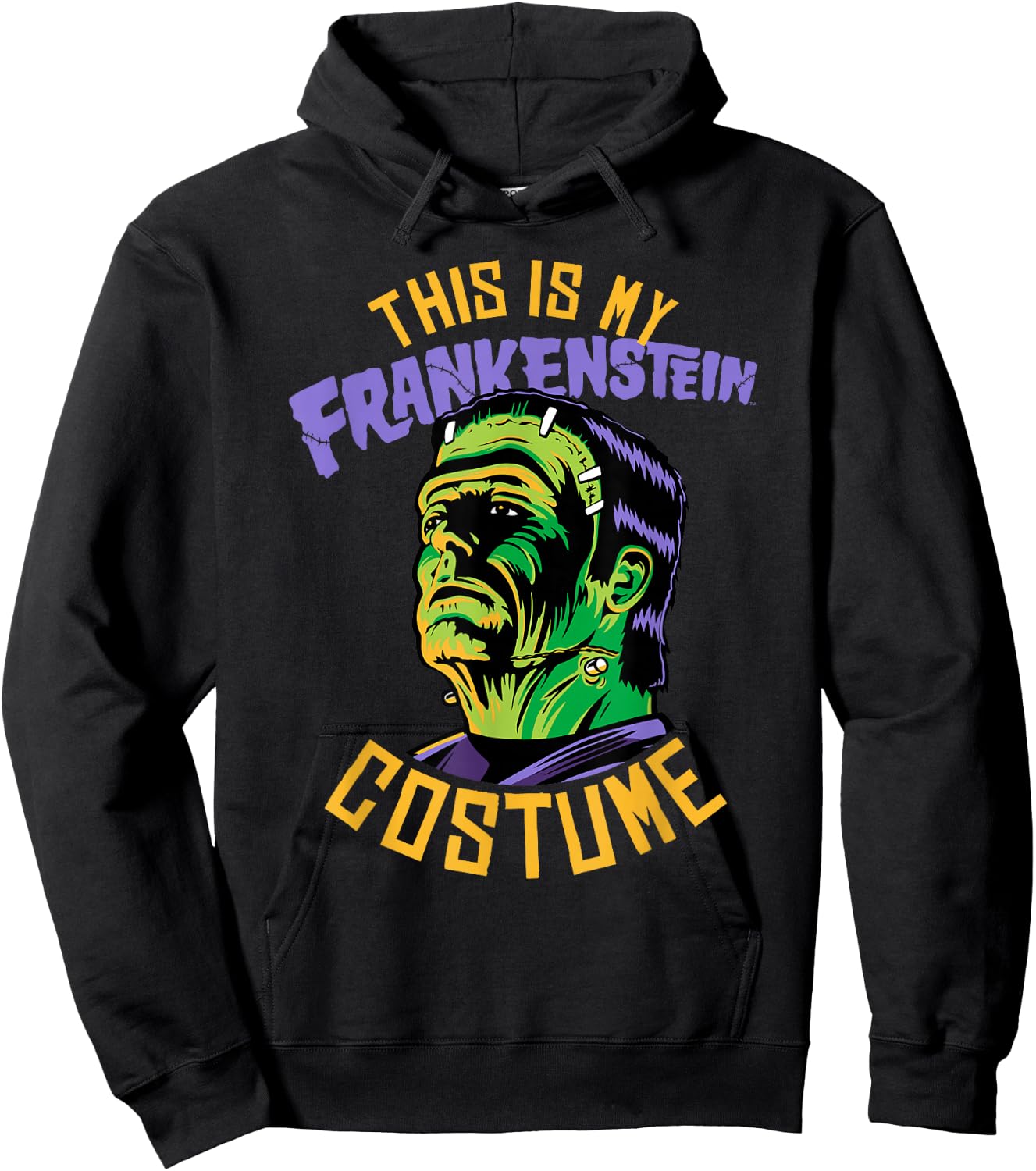Universal Monsters This Is My Frankenstein Costume Halloween Hoodie - Hoodie | Black