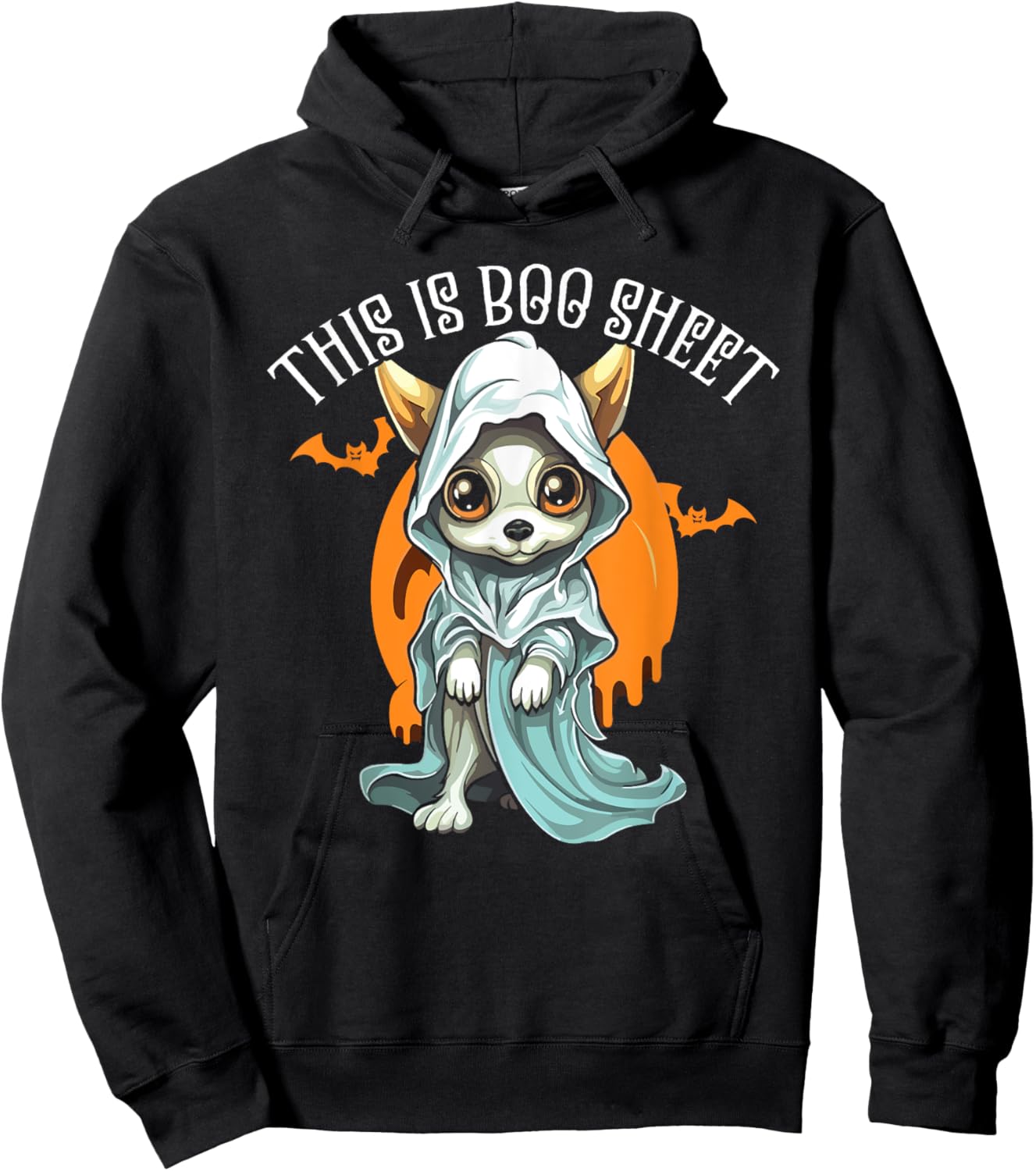 Chihuahua Halloween Puppy Trick Or Treat Spooky Dog Lover Hoodie - Hoodie | Black