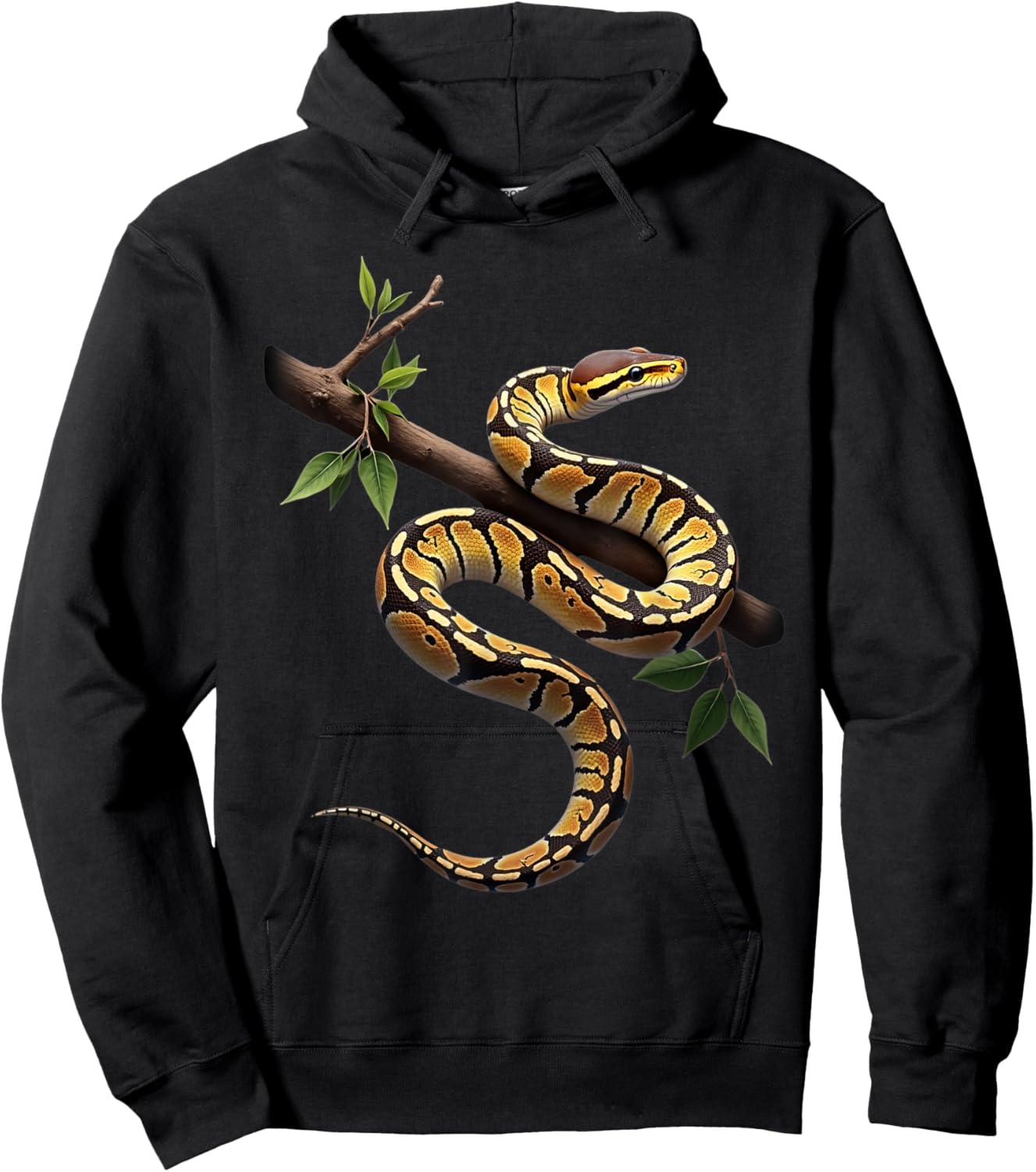 Funny King Python Lover Snakes Reptiles Python Hoodie - Hoodie | Black