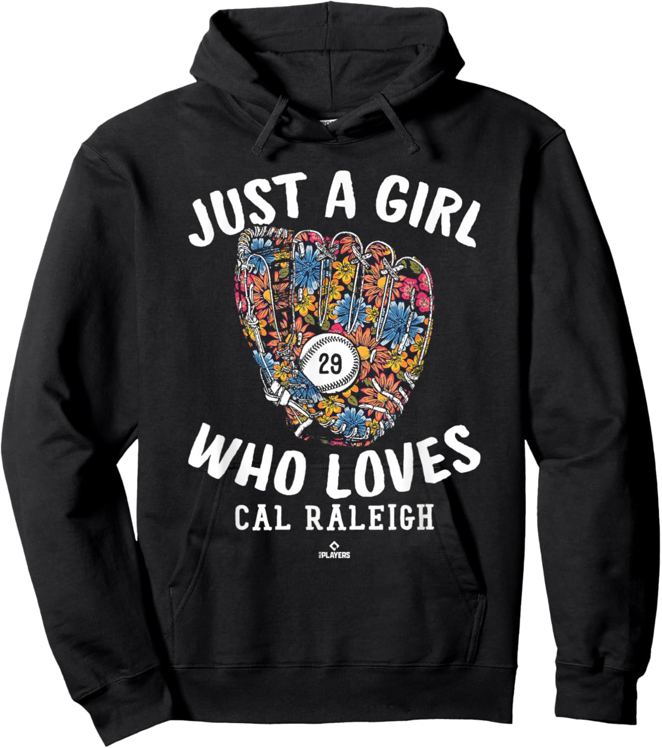 Just A Girl Who Loves Cal Raleigh Seattle MLBPA Hoodie - Hoodie | Black