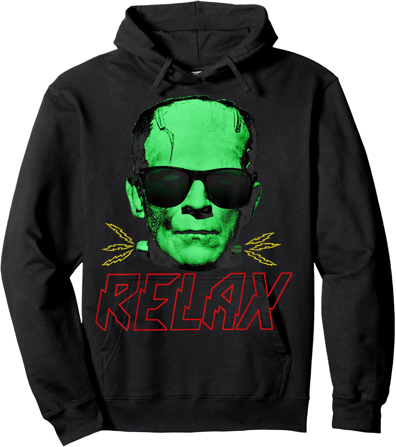 Universal Monsters Frankenstein Relax Hoodie - Hoodie | Black