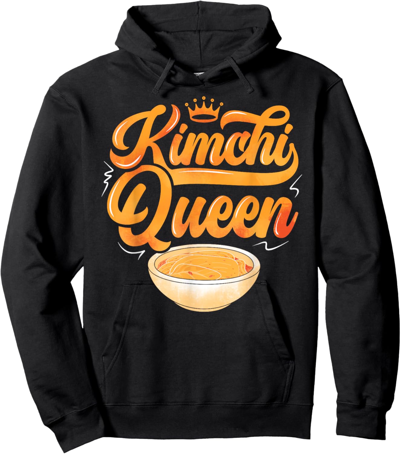 Kimchi korean cuisine kimchi queen korean food Hoodie - Hoodie | Black