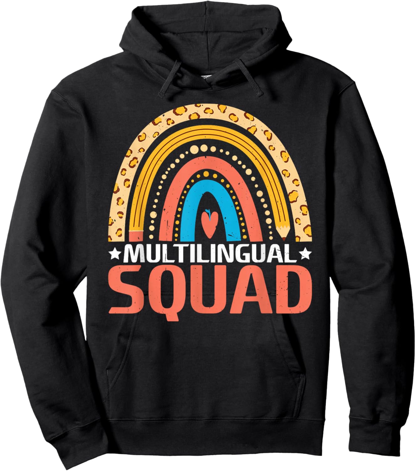 Multilingual Squad Hoodie - Hoodie | Black